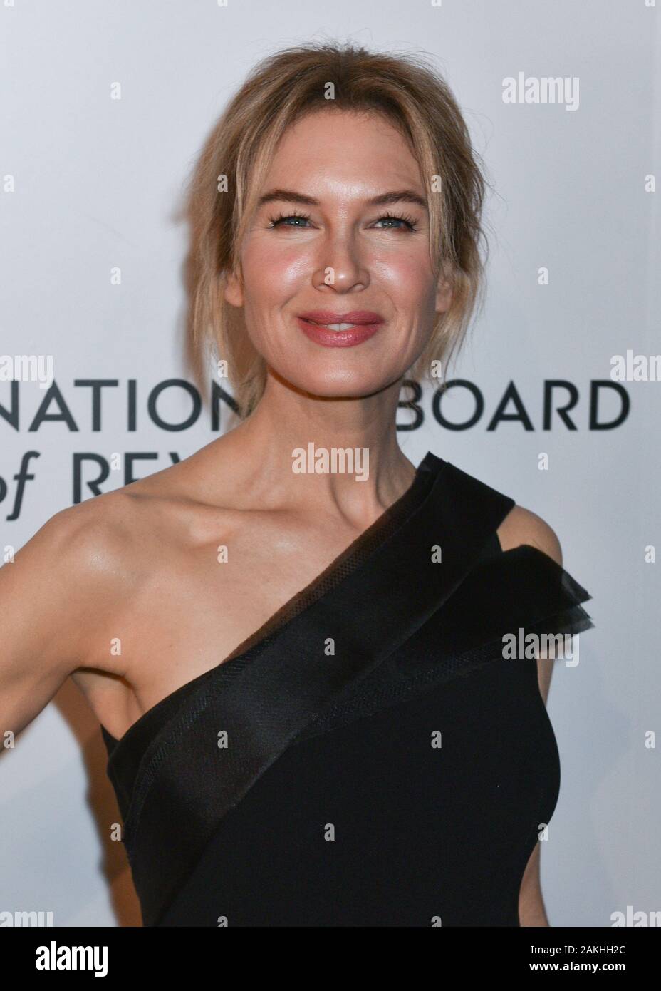 Renee Zellweger attends the 2020 National Board Of Review Gala on January 08, 2020 in New York City. Stock Photo