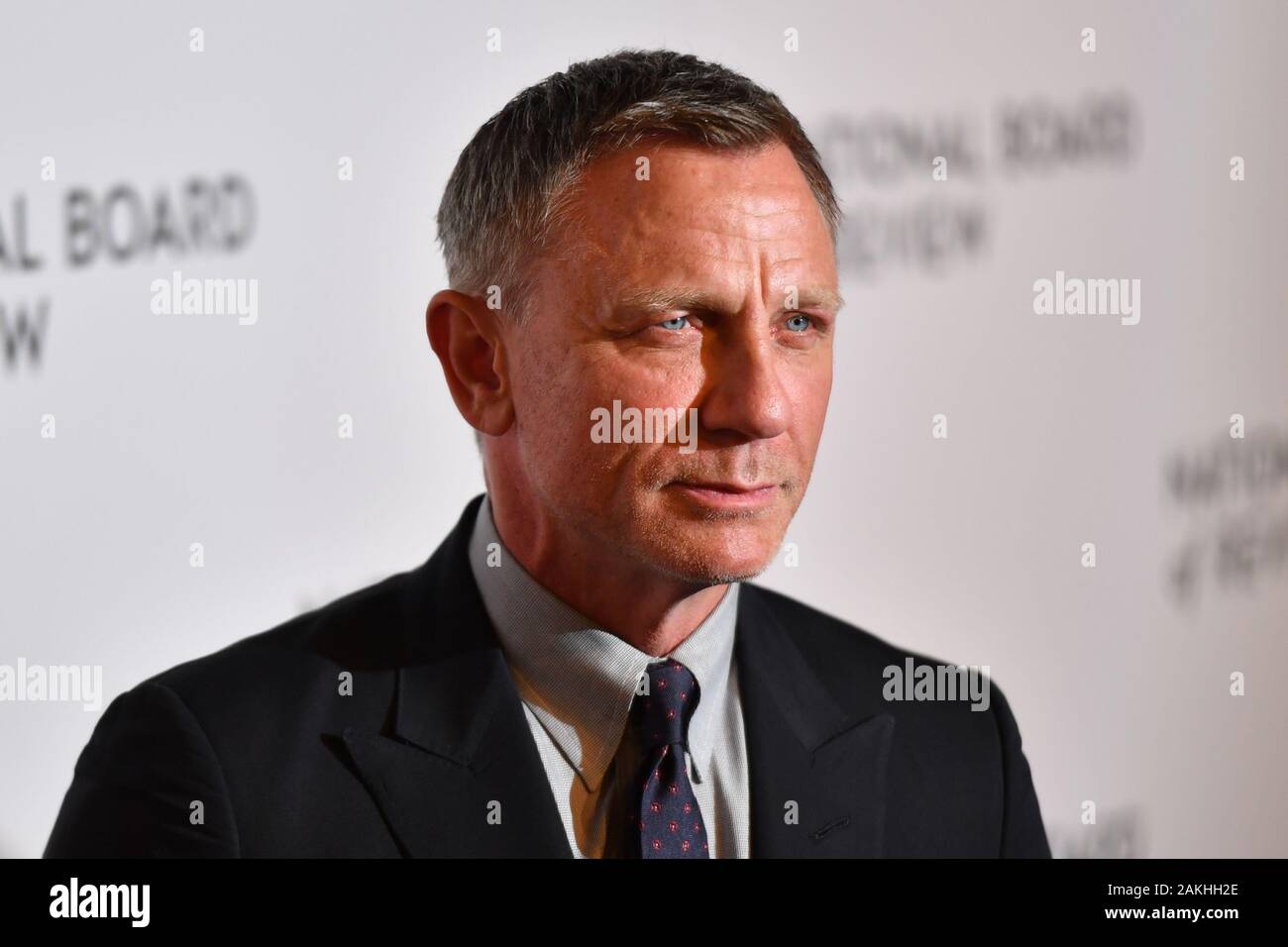 Daniel Craig attends the 2020 National Board Of Review Gala on January 08, 2020 in New York City. Stock Photo