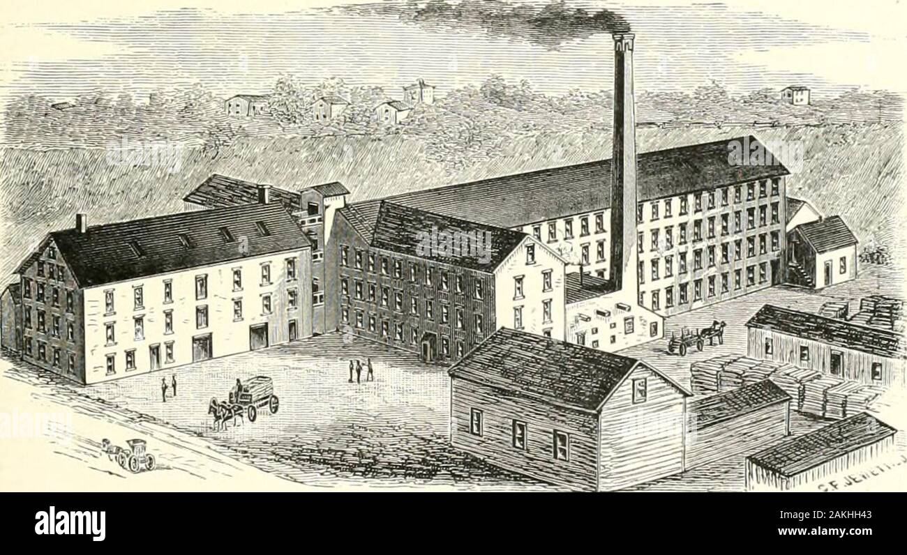 History of Worcester County, Massachusetts, embracing a comprehensive history of the county from its first settlement to the present time . RESIIJENCE OF PHILAXUKK 1&gt;KKBV, GAKBMiR, MAMS.. P. DERBY & companys CHAIR FACTORY, GARDNER, MASS, SCHOOL BUSINESS. 51&lt;) At the March meeting in 1802 there wns :in article in the wan-ant, To see ifthe town will choose a committee to see what repairs, if any, the school-housesueed, ani.l iniint them with Spanish brown and lye. IJut, however nnich theschool-houses neetlcd the Spanish brown and lye, the town voted to passover this article. It was uot til Stock Photo