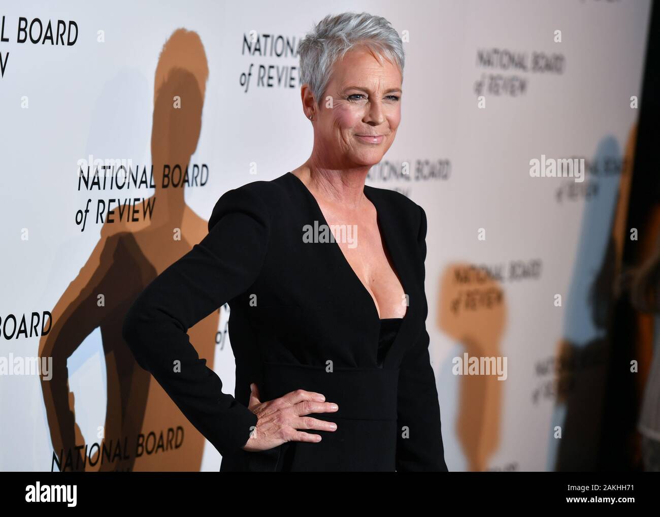 Jamie Lee Curtis attends the 2020 National Board Of Review Gala on January 08, 2020 in New York City. Stock Photo