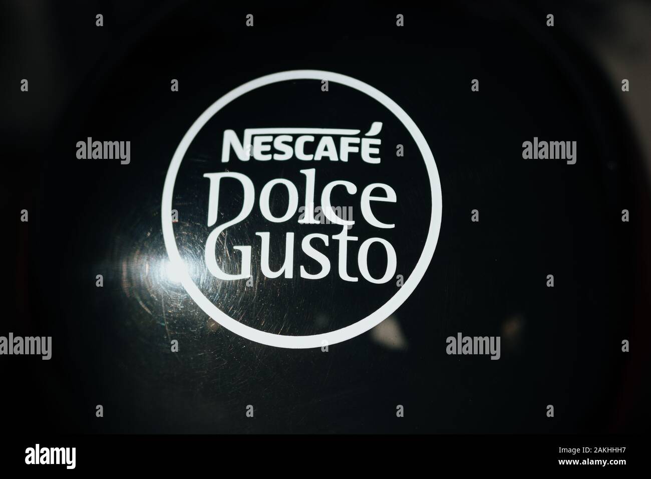 Valencia, Spain - January 4, 2019: DolceGusto electric coffee maker from  Nestcafé Stock Photo - Alamy