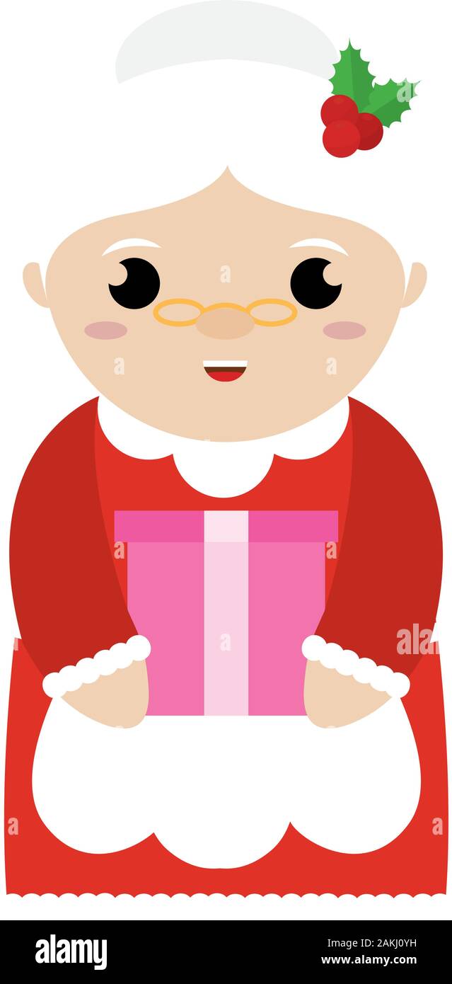Isolated mrs claus cartoon Stock Vector Image & Art Alamy