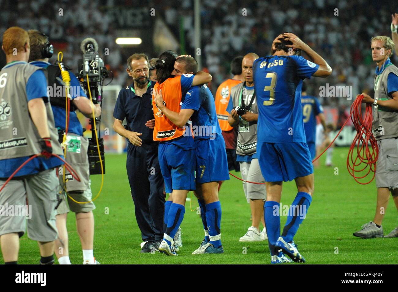 Dortmund Germany 4 July 2006 Fifa World Cup Germany 2006 Germany Italy Semi Final At The