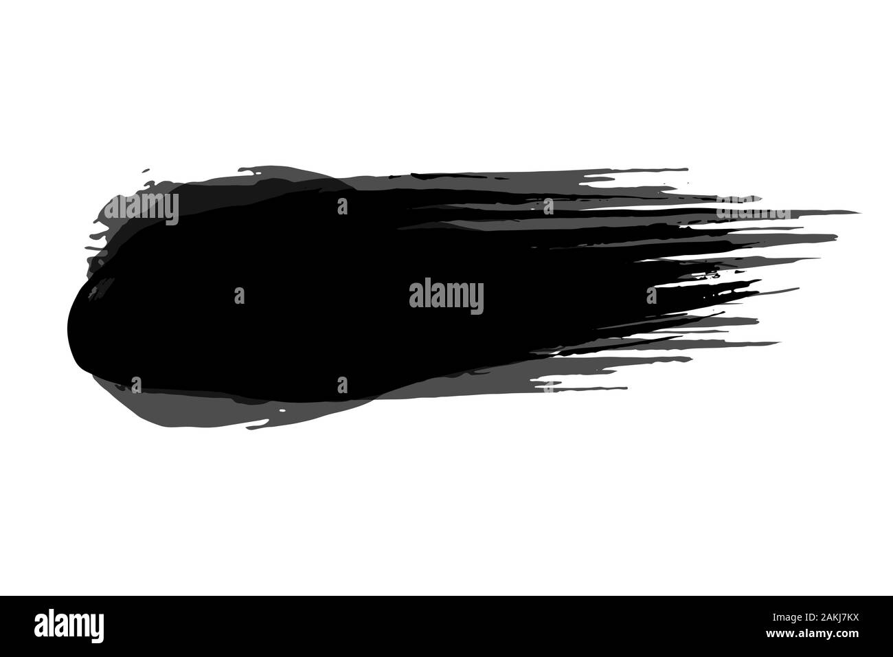 Grunge Paint stripe. Vector brush Stroke Stock Vector Image & Art Alamy