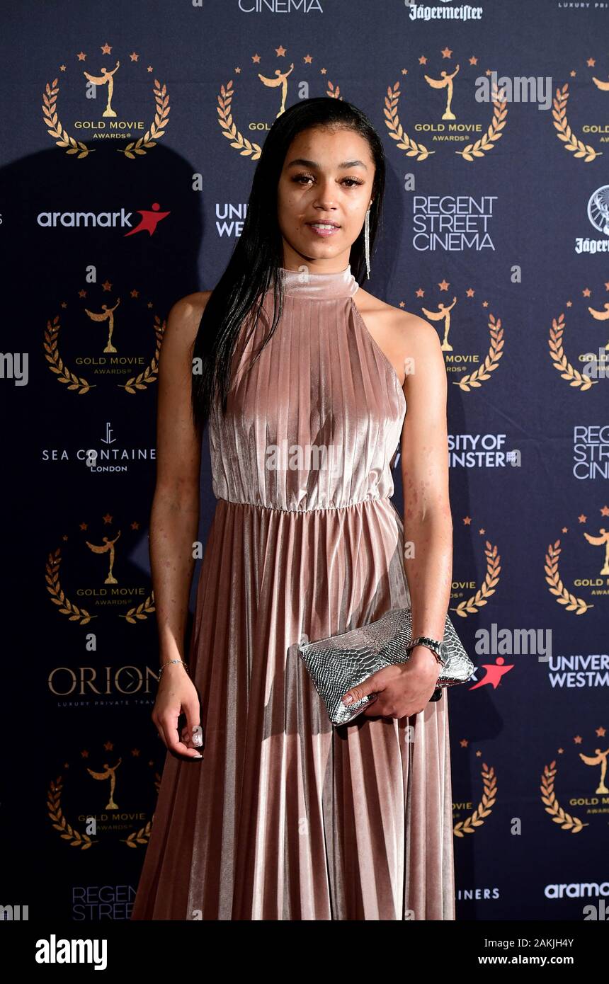 Jasmine Jobson attending the Gold Movie Awards 2020, held at Regent