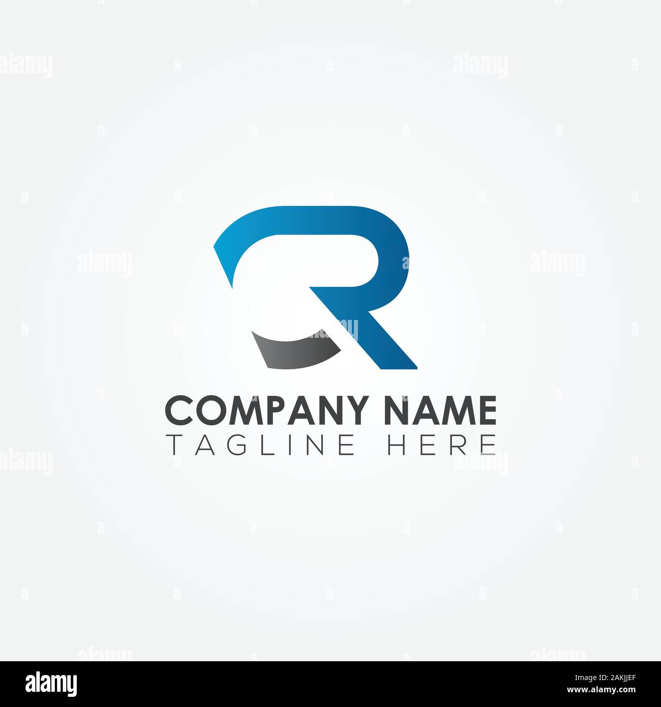 Initial CR Letter Logo With Creative Modern Business Typography Vector Template. Creative Abstract Letter CR Logo Design Stock Vector