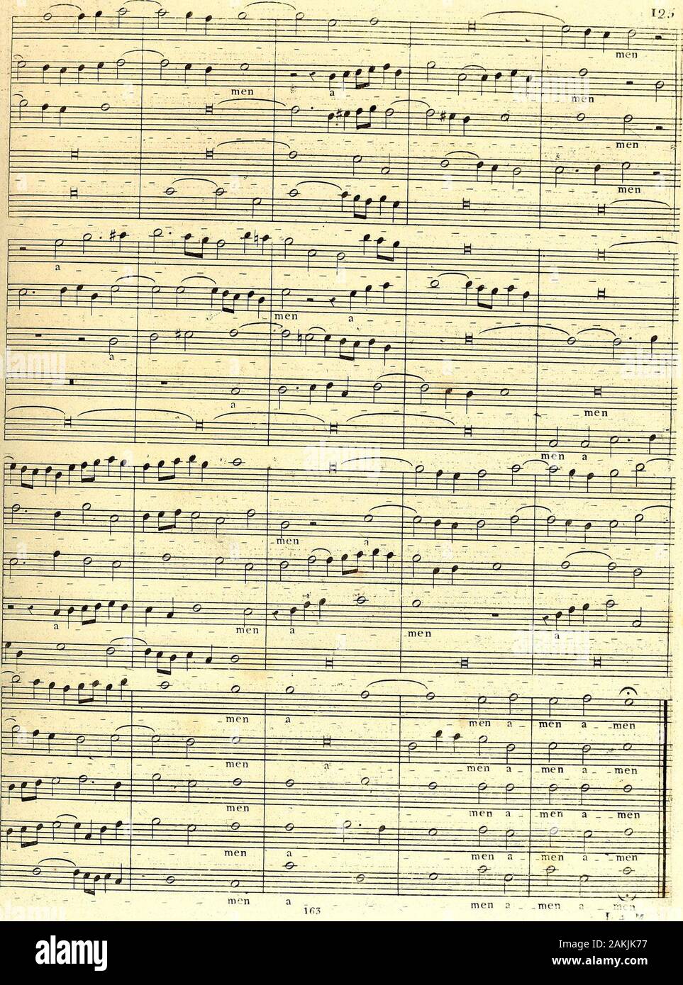 Primizie di canto fermo . 1 «3 r. 4 . m .. 126 Fugue a : W ÌÙU ™,clS «ver aggravati»,, et^enymémenl .* la do^ieme. ^?;/, ^^^ 3e Mode Stock Photo