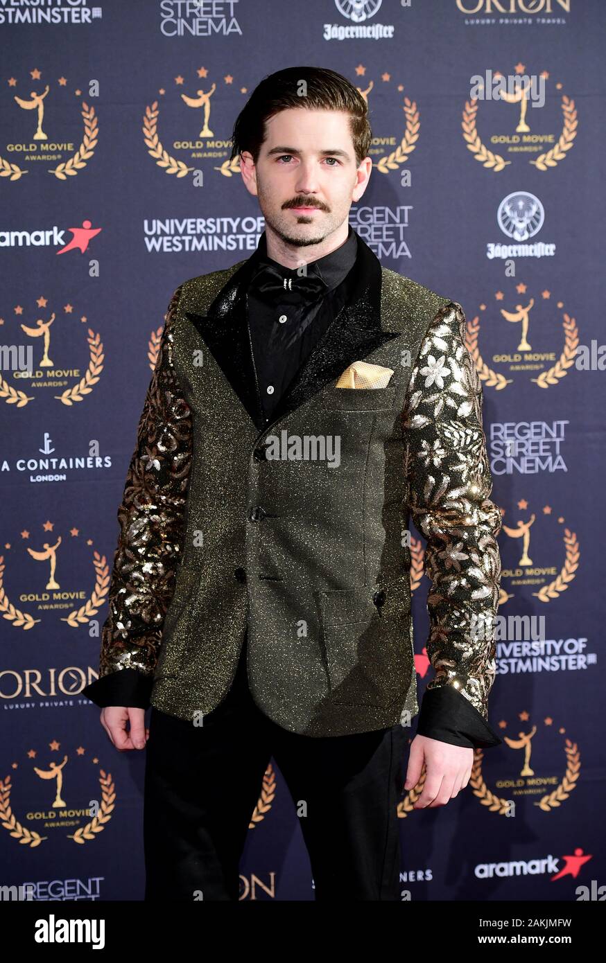 Jason Matthewson attending the Gold Movie Awards 2020, held at Regent Street Cinema in Marylebone, London. Stock Photo