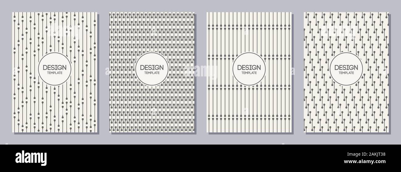 Set Of Flyer Posters Banners Placards Brochure Design