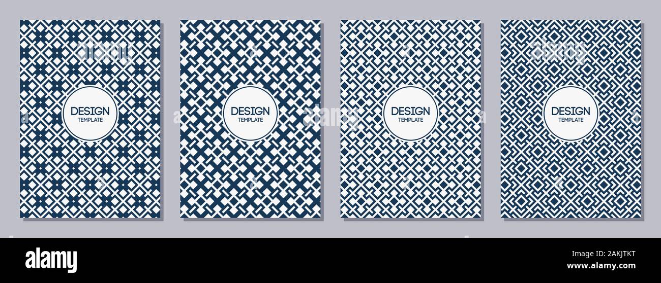 Set of flyers, posters, banners, placards, brochure design templates A6 ...