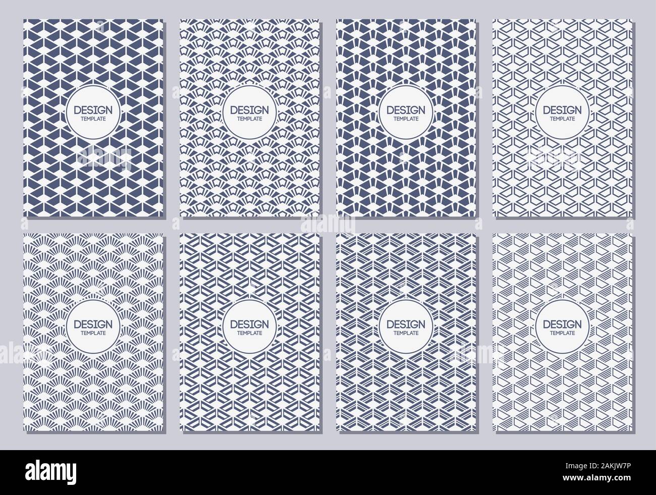 Set of flyers, posters, banners, placards, brochure design templates A6 ...