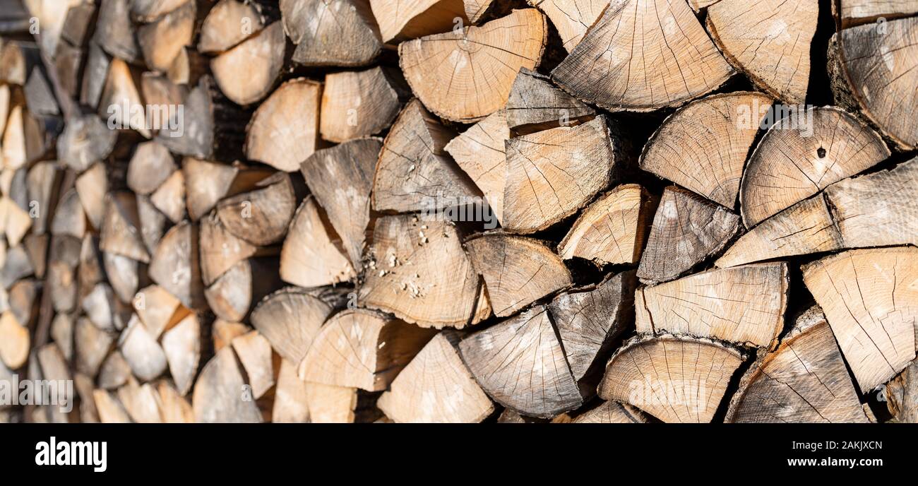 Oak Firewood Theme Of Alternative Fuels And Energy Sources Wide