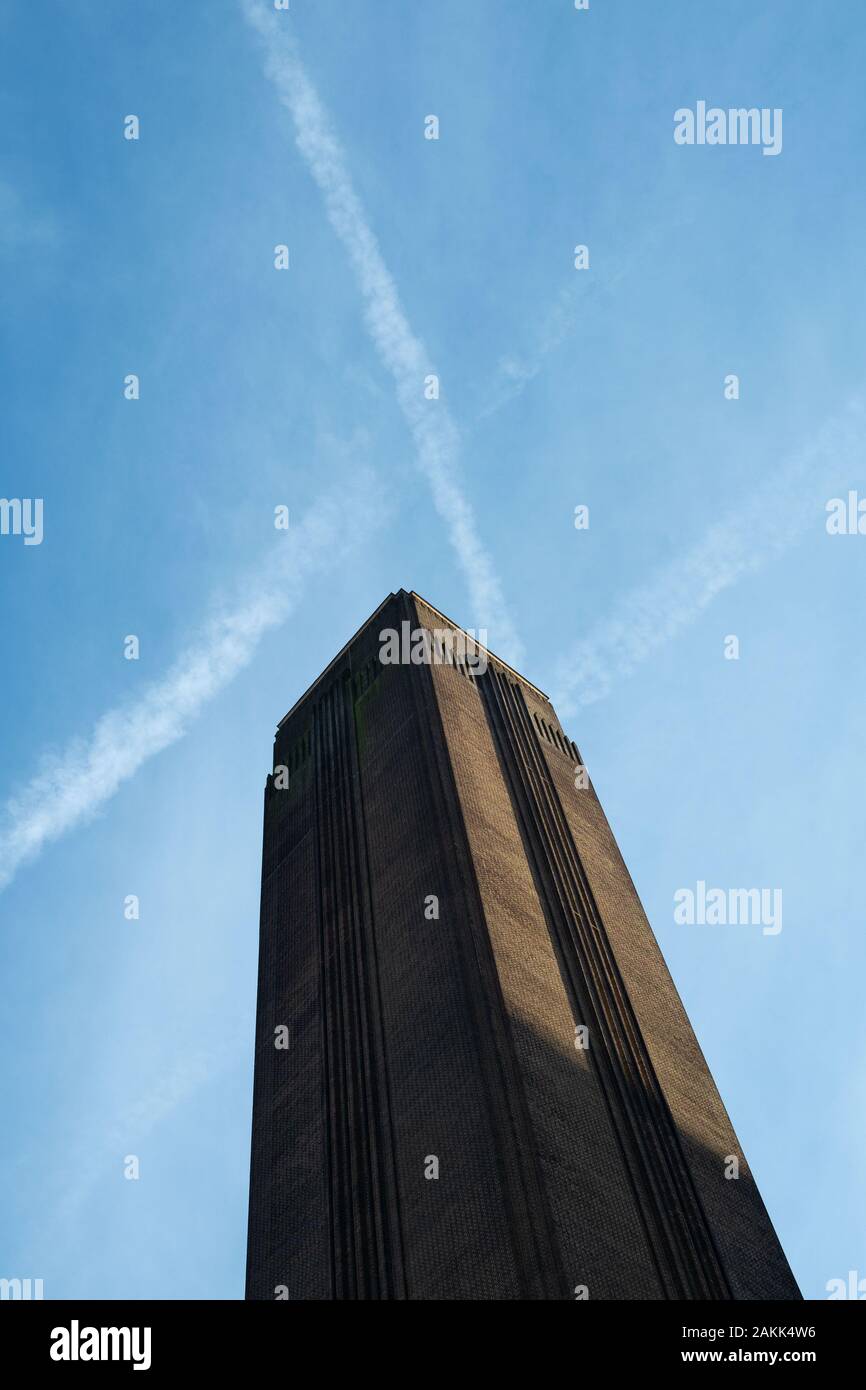 Tate Modern tower Stock Photo