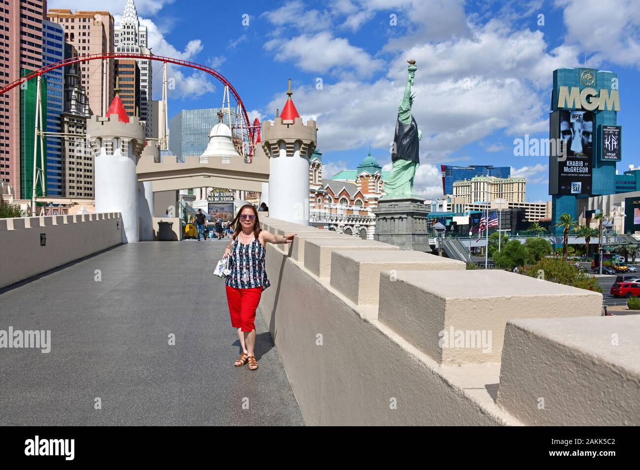 Las Vegas NV, USA 10118 This is the pedestrian crossing on Tropicana