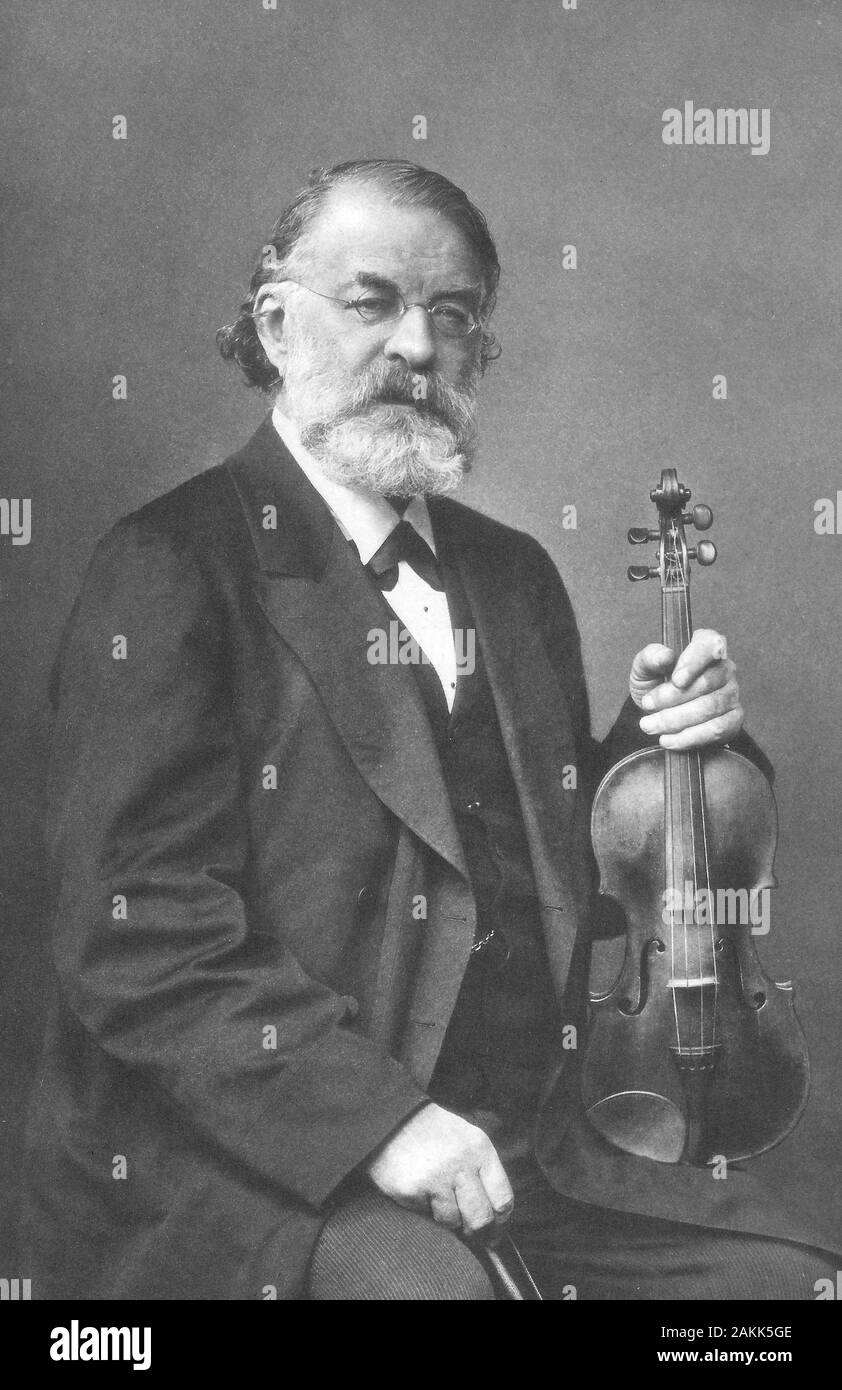 Joseph Joachim (1831 – 1907) Hungarian violinist, conductor, composer and teacher Stock Photo