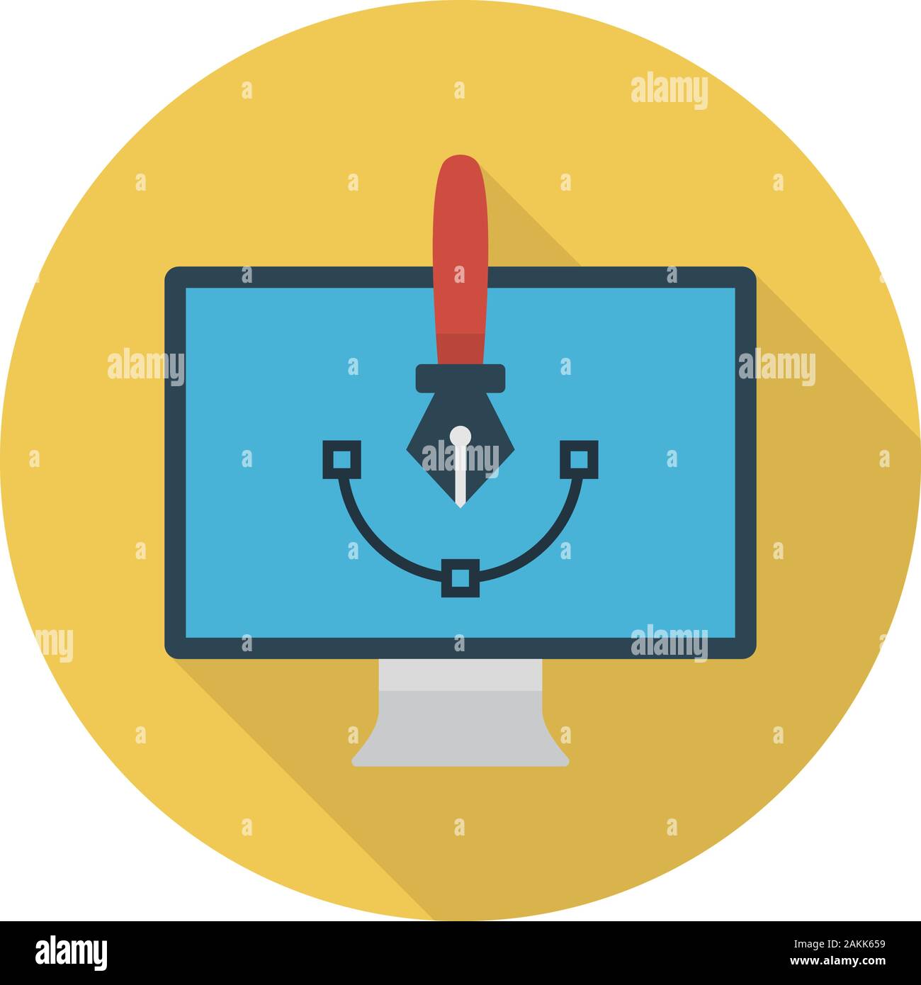 Anchor points Stock Vector Images - Alamy