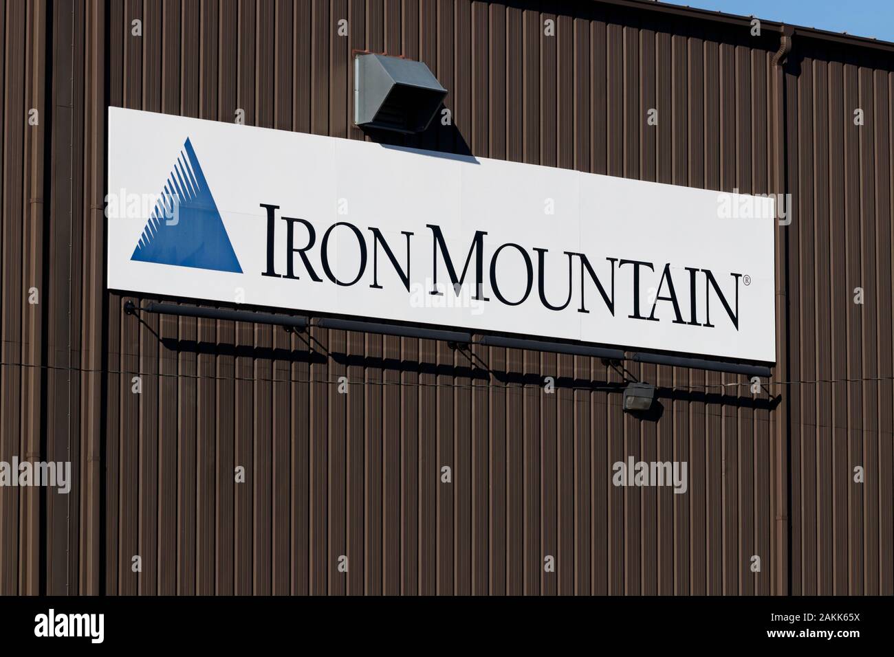 Indianapolis Circa January 2020 Iron Mountain Record Management