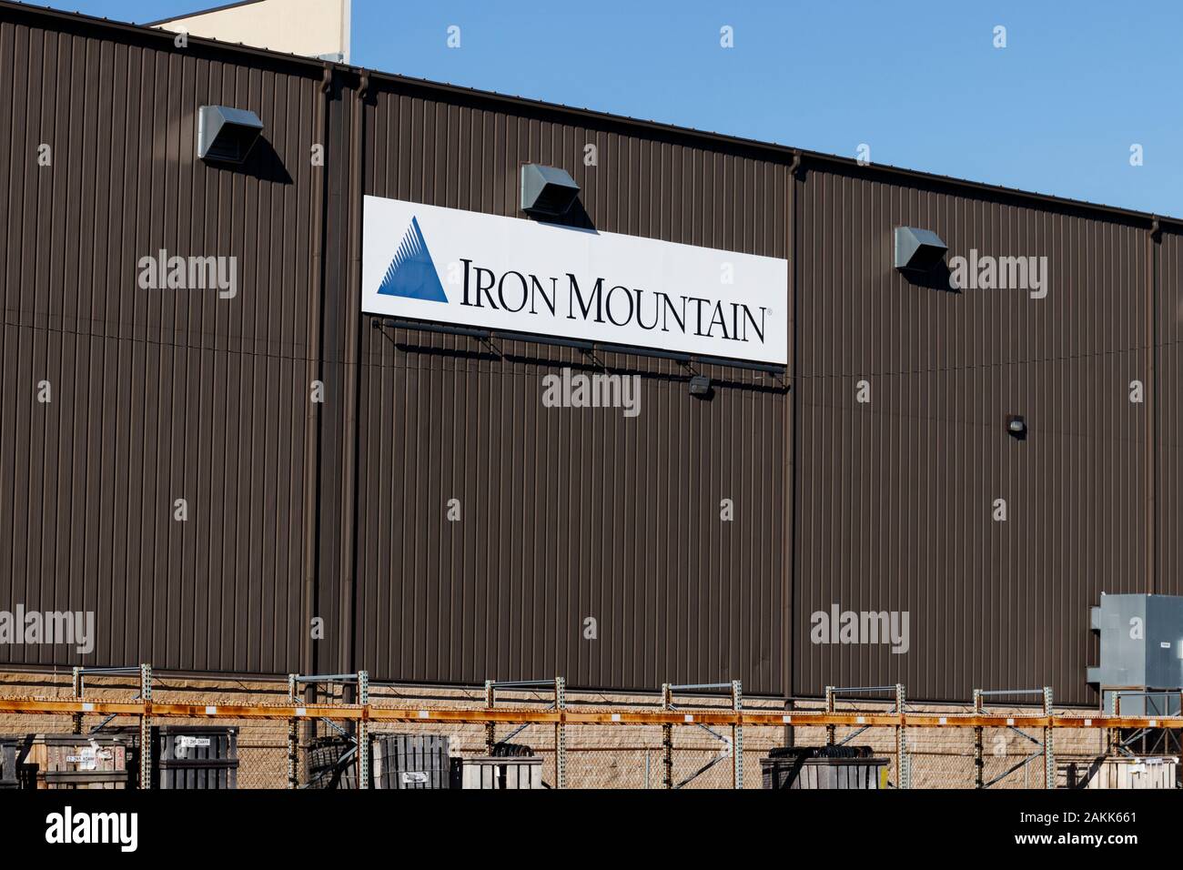 Indianapolis Circa January 2020 Iron Mountain Record Management