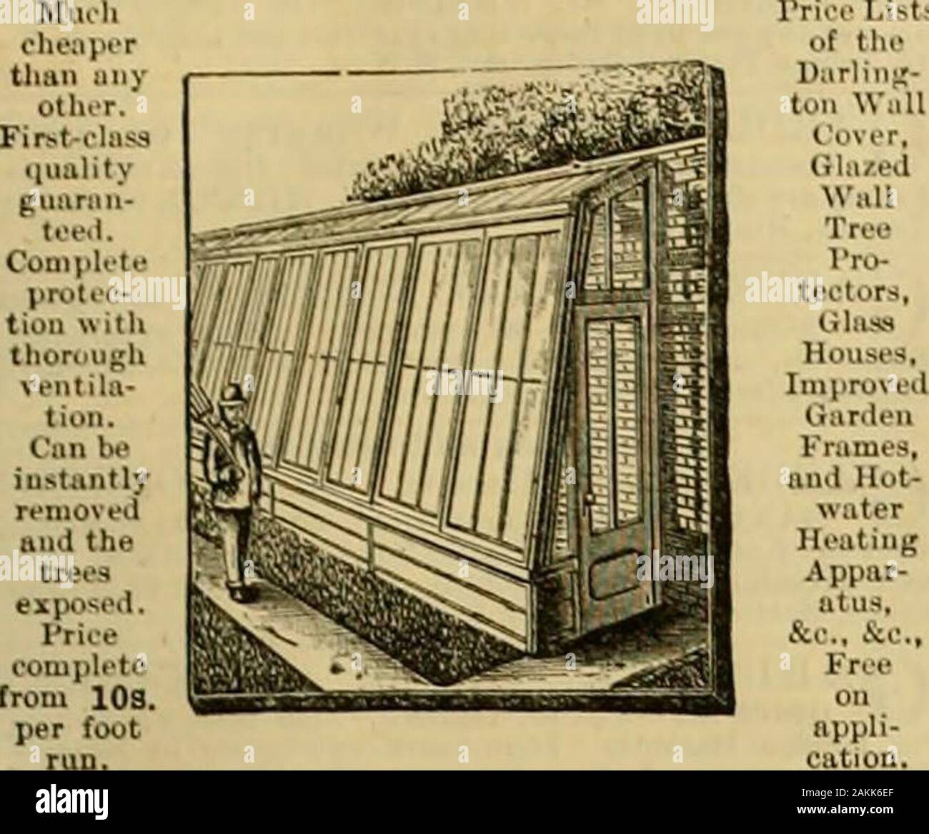 The Gardeners' chronicle : a weekly illustrated journal of horticulture and allied subjects . JAS. BOYD & SONS, Horticultural Buildkrsand Heating Engineers, PAISLEY. HORTICULTURAL STRUCTURES of every description, in either Wood or Iron, or both combined. Wooden Chapelii, Shoi^iting Lodges, TfmiiH Courts, CottJJges, Sec. Hot - water Apparatui for w&rming Building of every description. Illustrated Circutart Post-free. Oomplet* OatalOffU*, Sa. JiAiicu IG, 1889.] THE GABDENERS CHRONICLE. S49 DARLINGTON Miulitlittii iiiiy OtIUT. .nullity pimnui- tee.l.CouipKtf |iroti.--tion witlitliortiu^li ventila Stock Photo