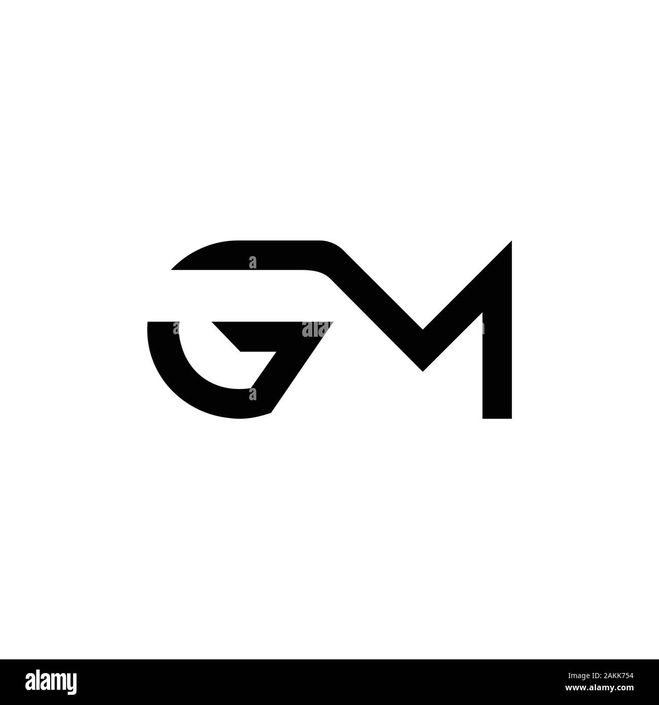 Gm Clipart Hd PNG, Initial Letter Gm Logo Template Design, Abstract, Logo,  Template PNG Image For Free Download