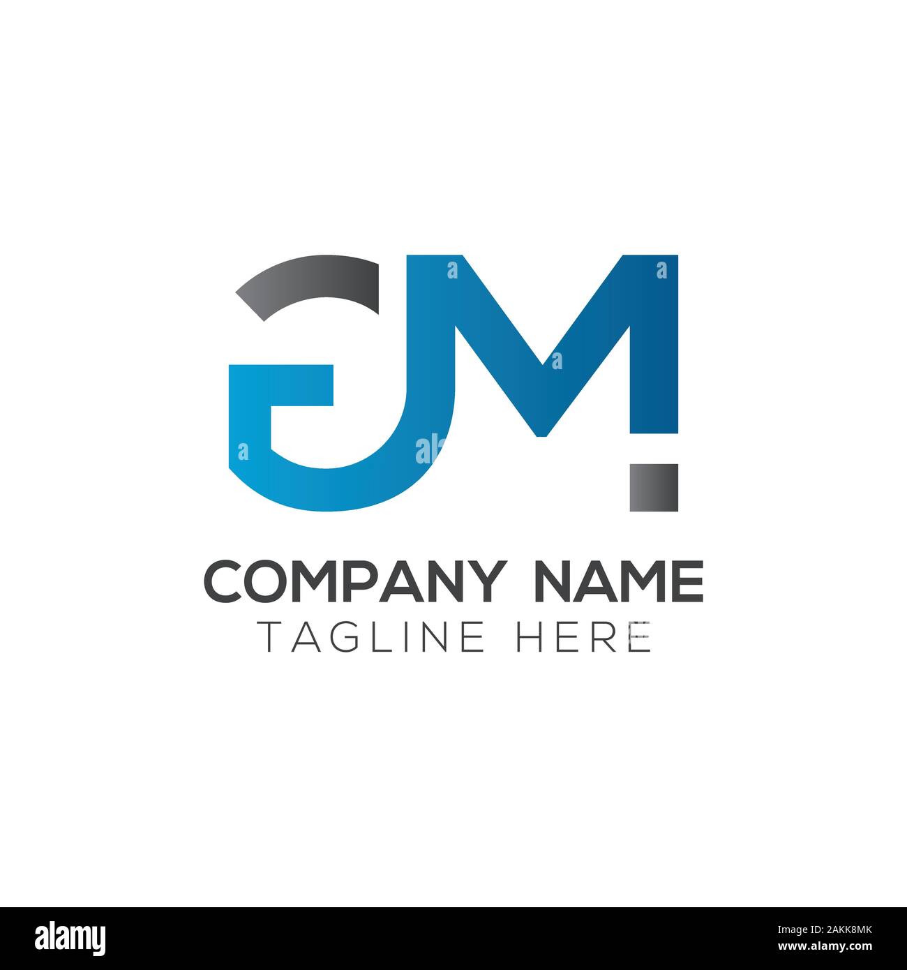 Initial Letter Gm Logo Wings Icon Stock Vector (Royalty Free