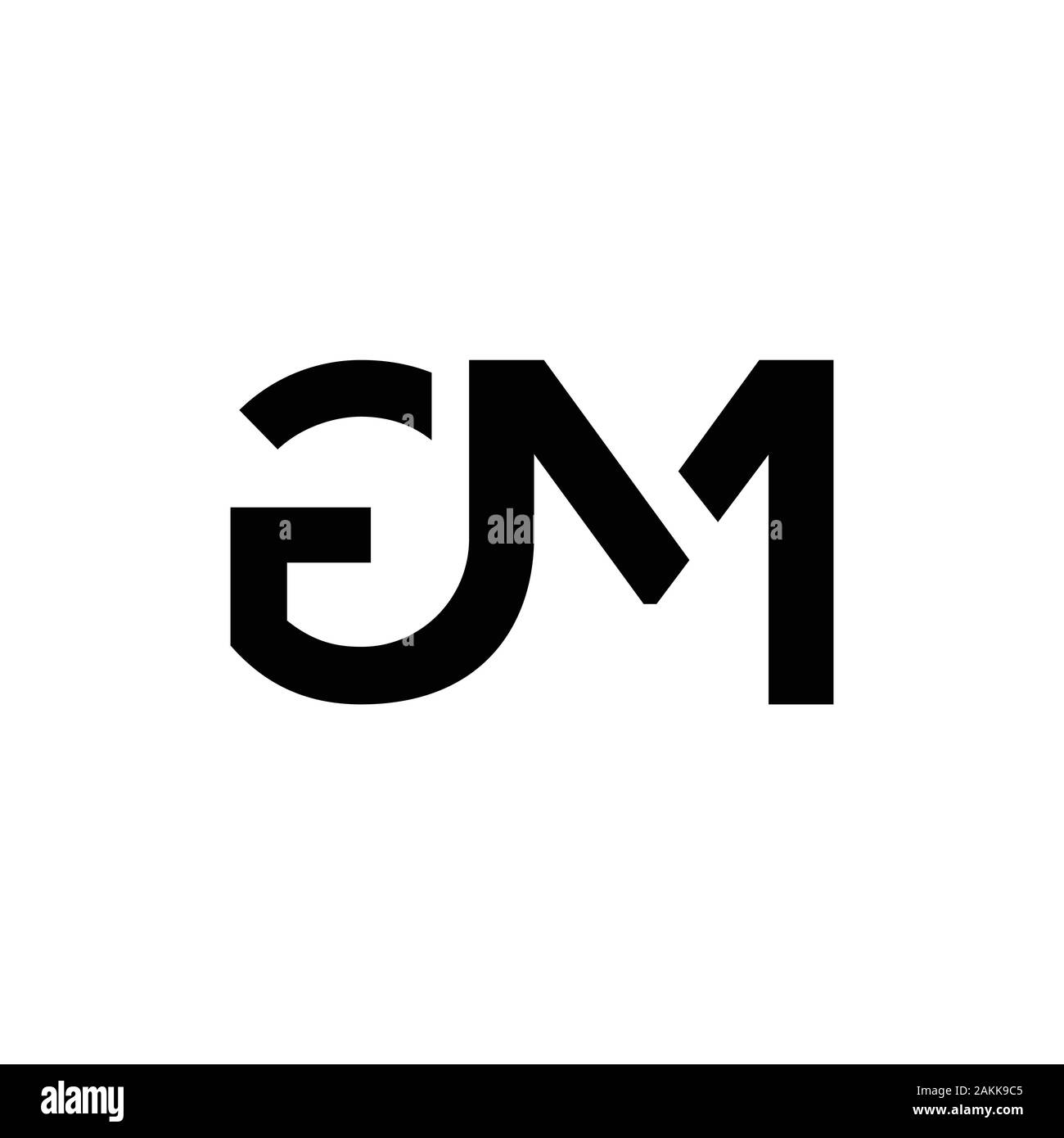 GM Logo Initial Letter Monogram with abstrac circle shape design template  isolated in white background Stock Vector Image & Art - Alamy