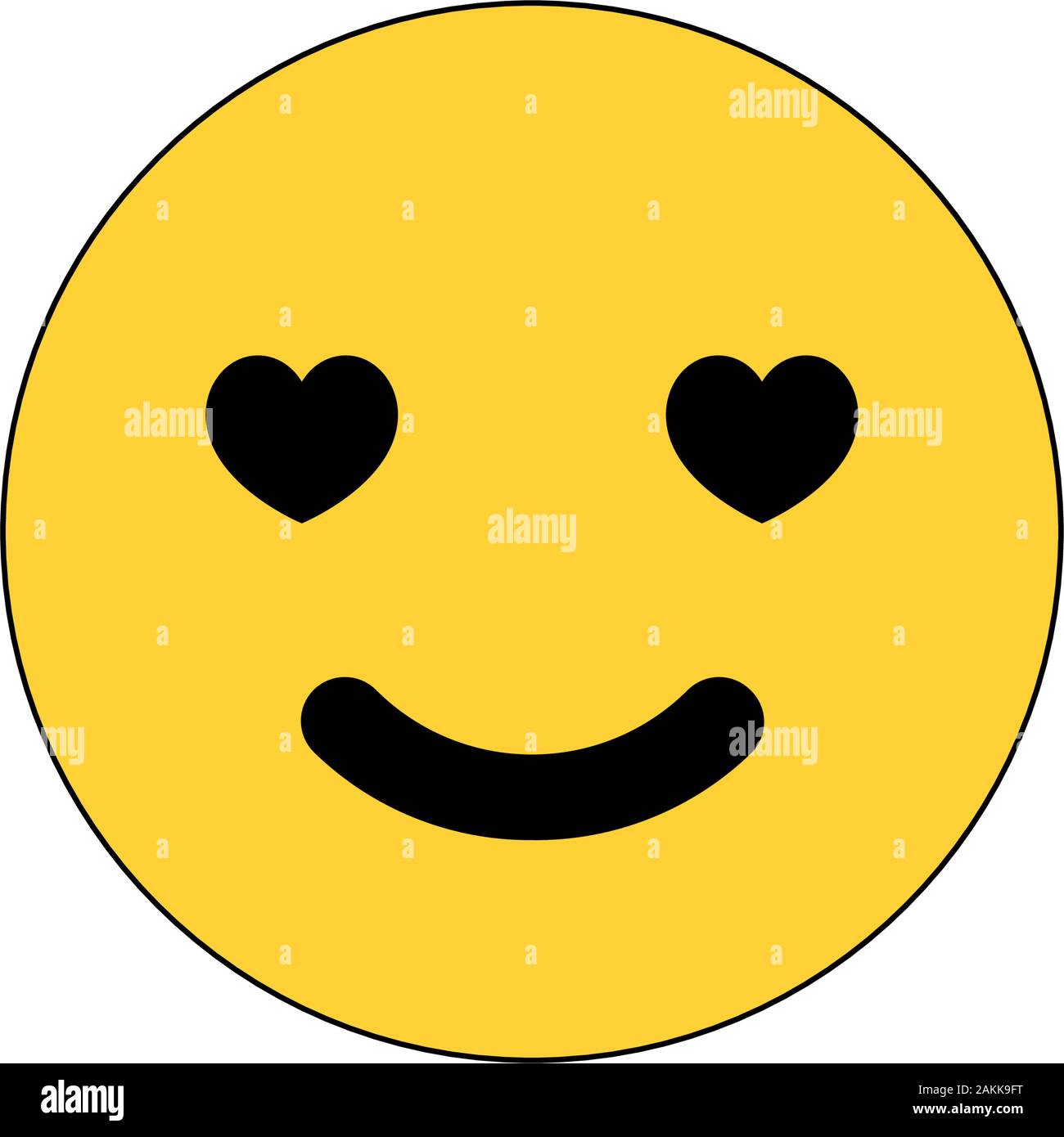 smile icon. Happy smiley face. Smiling Emoticon. Yellow vector symbol. Vector Stock Vector