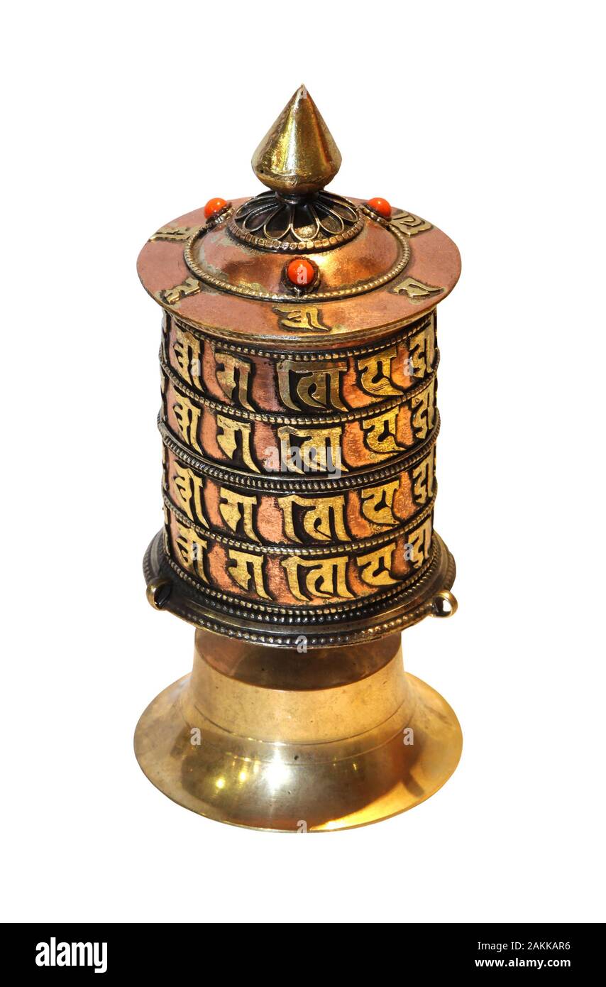 Gold ethnic decoration isolated with clipping path included Stock Photo ...