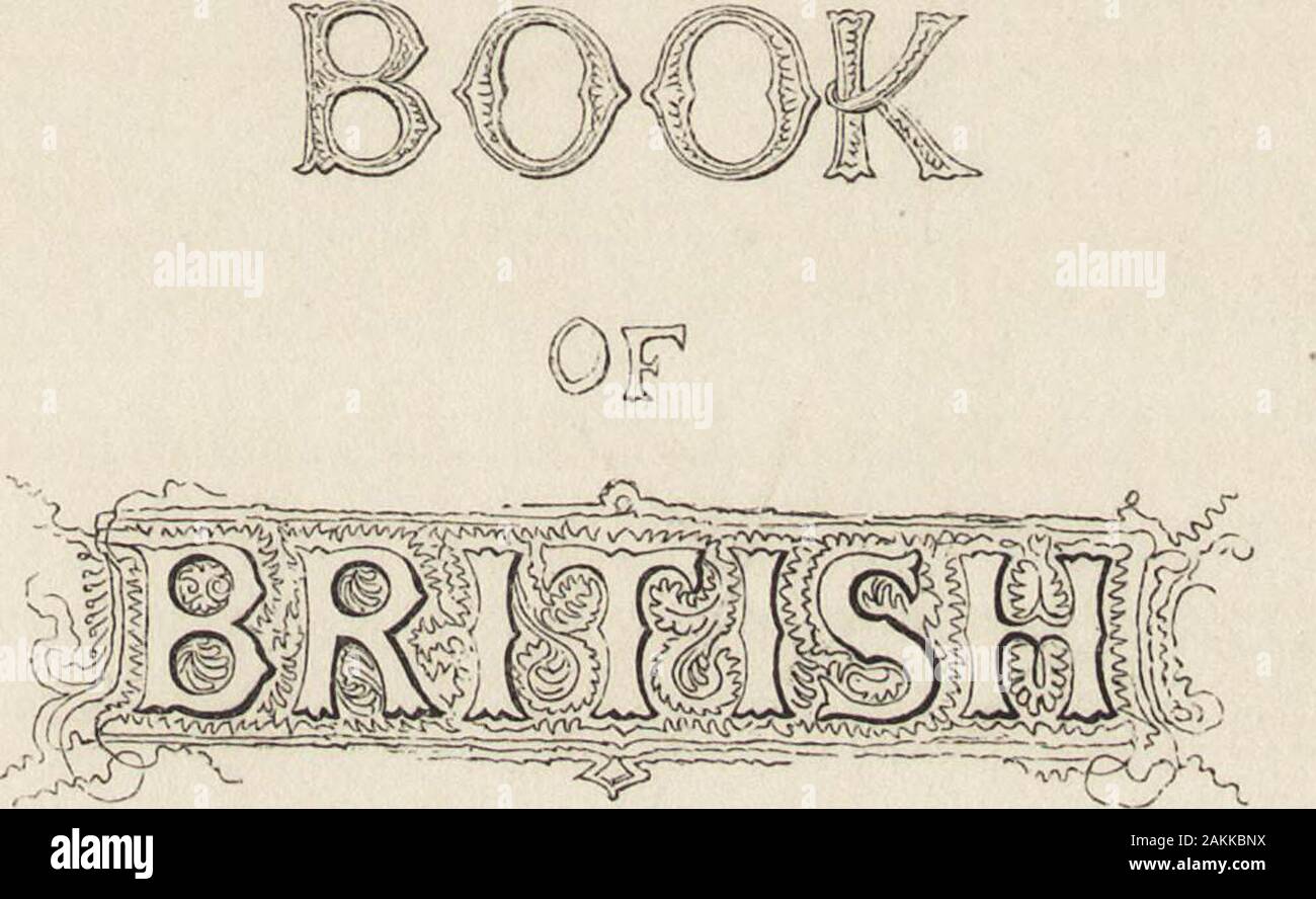 The book of British ballads . Stock Photo