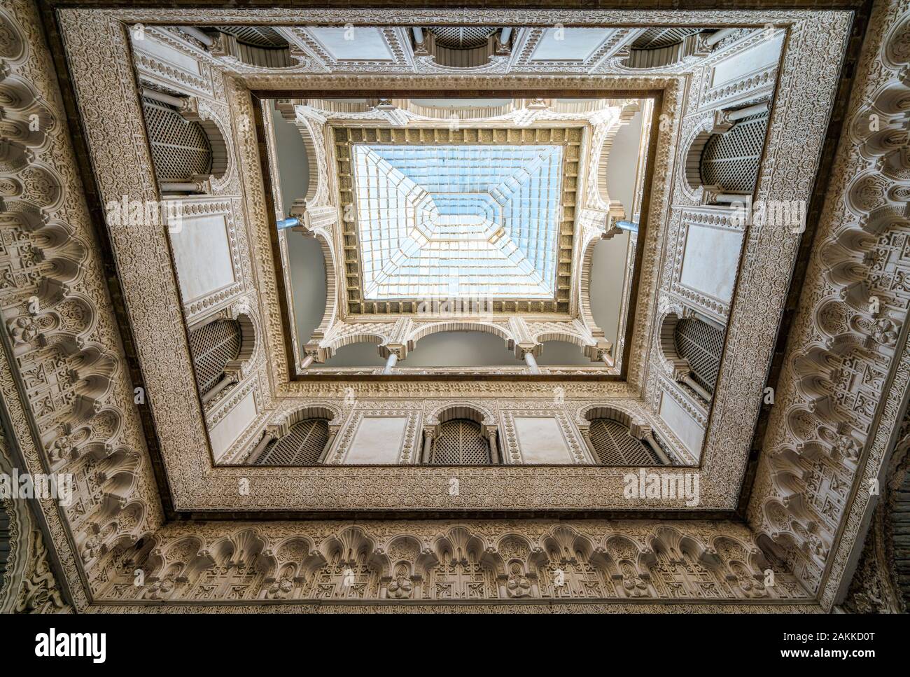 Sevilla alcazar architecture ceiling hi-res stock photography and ...