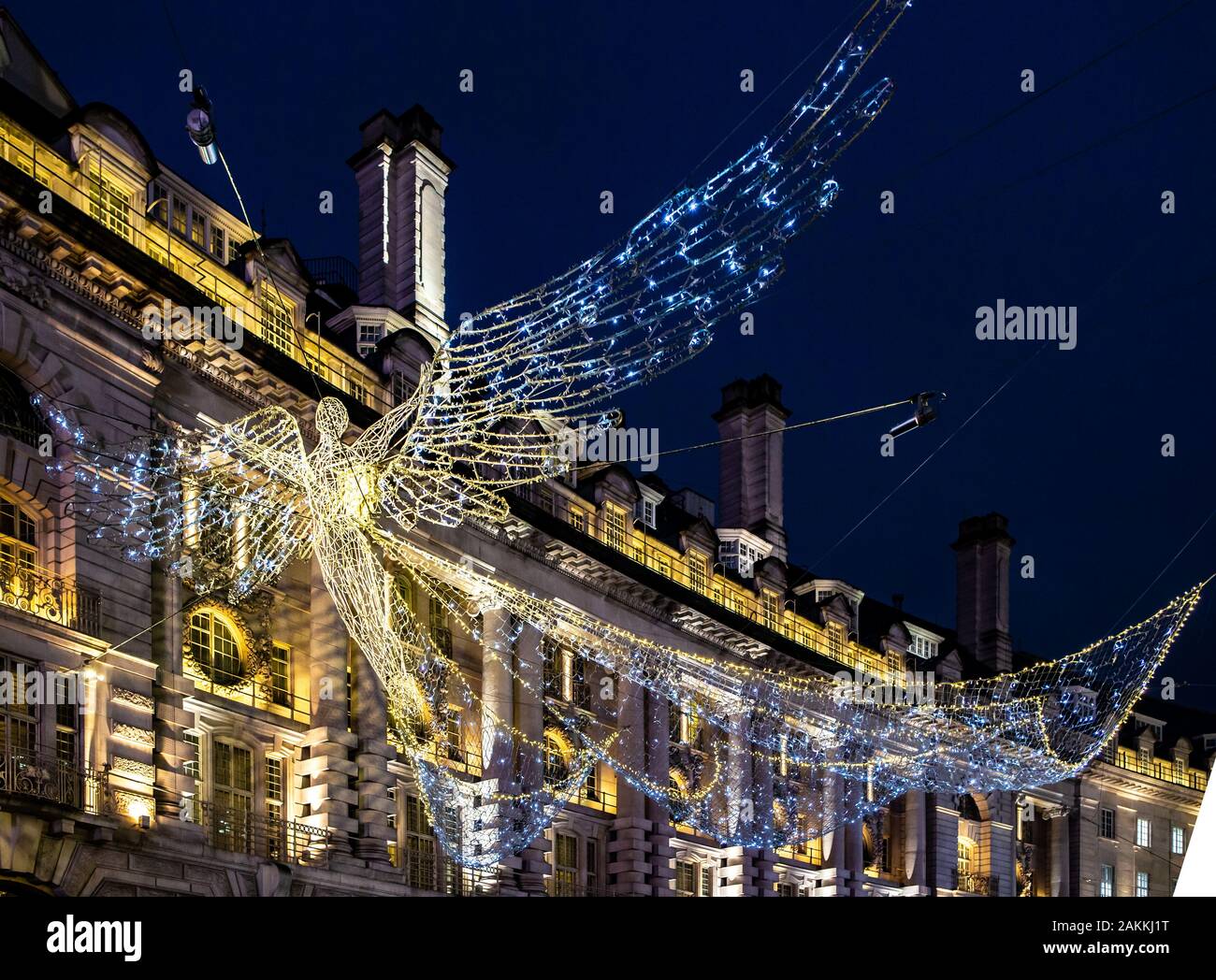 2019-12 London Camden and West End lights at Christmas Stock Photo