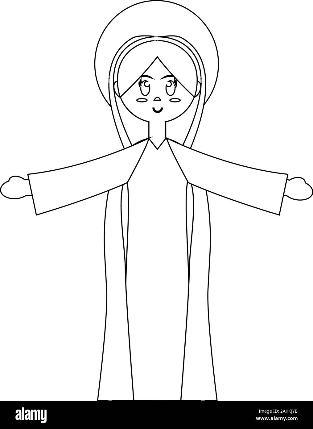 Virgin mary manger character hi-res stock photography and images - Alamy