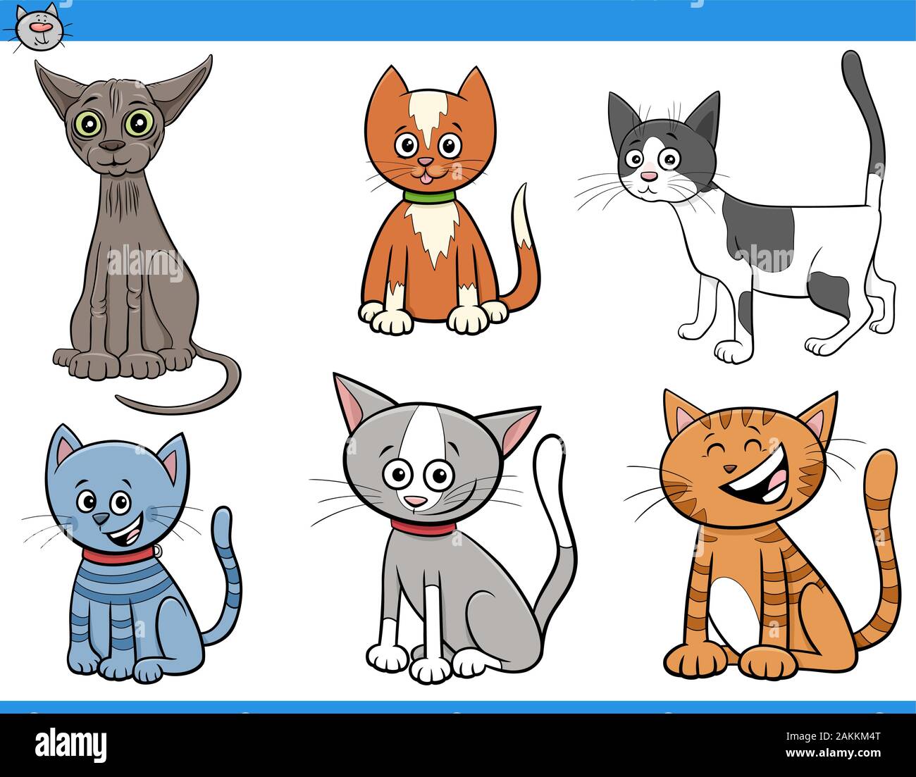 Spotted tabby cat Stock Vector Images - Alamy