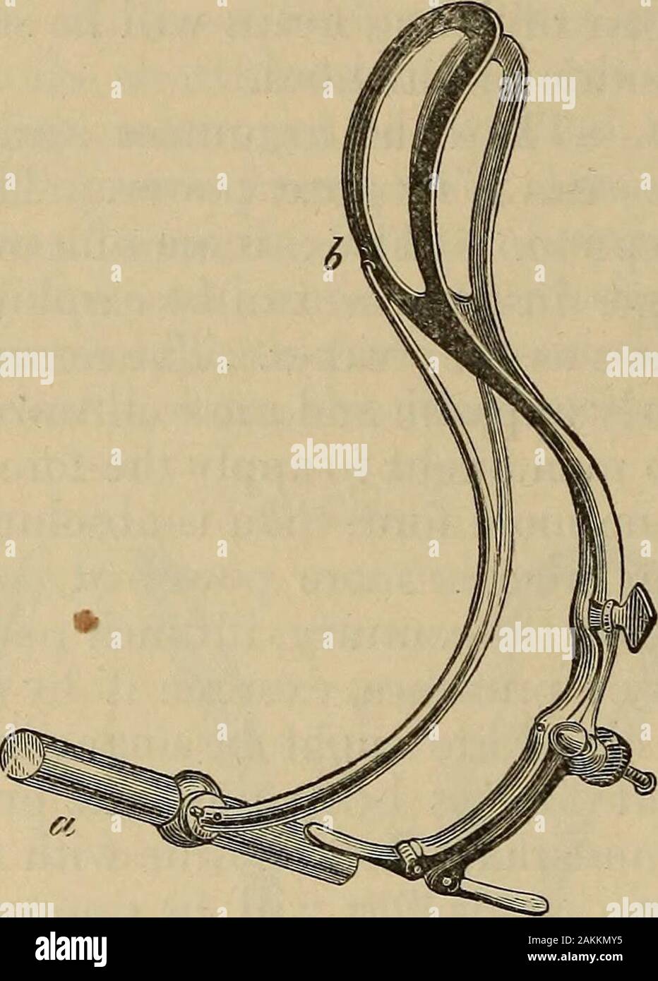 A treatise on the science and practice of midwifery . le attention. In this instrument trac-tion is not made on the handles by which the blade- arc introduced, ;i-in ordinary forceps, but n a supplementary handl). Theobject claimed for this arrangement is thai less ir. -12. 476 OBSTETRIC OPERATIONS. tion, which can always, be made in the proper axis of the pelvis; thatthe blades are not likely to slip; and that rotation of the head is notinterfered with. The handles of the forceps, moreover, guide the opera-tor to the direction in which he ought to pull, since all that is requiredis to keep th Stock Photo