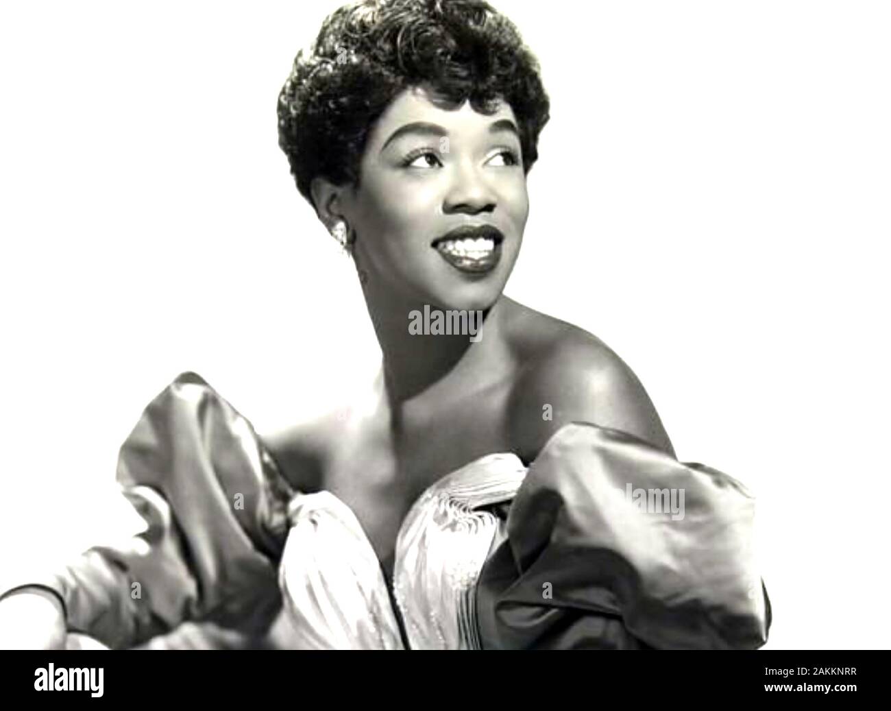 SARAH VAUGHAN Promotional photo of American jazz singer about 1960 Stock Photo