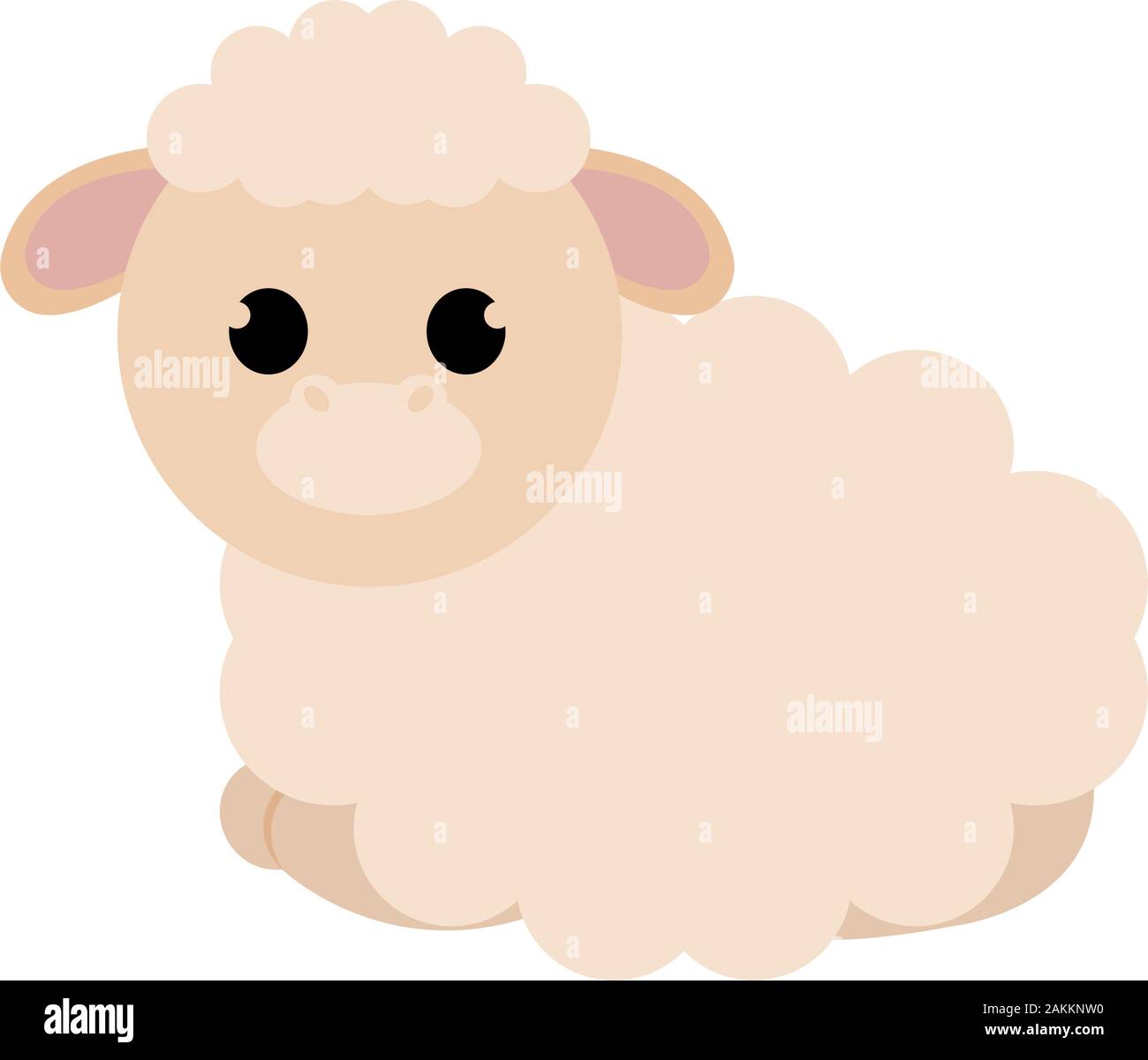 Isolated cute sheep Stock Vector Image & Art - Alamy