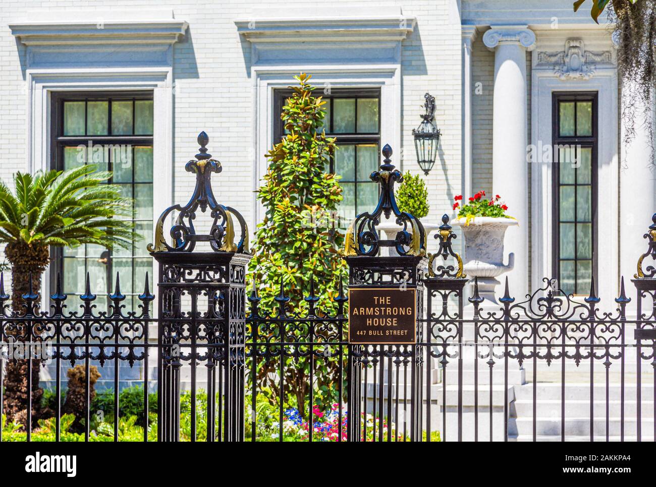 Armstrong House in Savannah Stock Photo Alamy