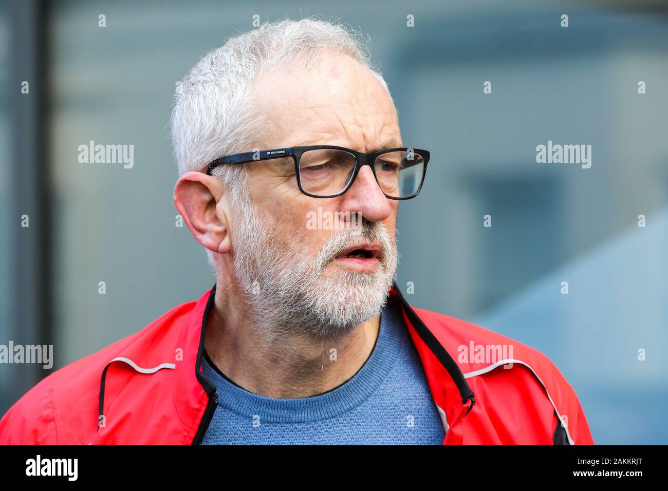 Labour Party leader Jeremy Corbyn out and about in London. Stock Photo