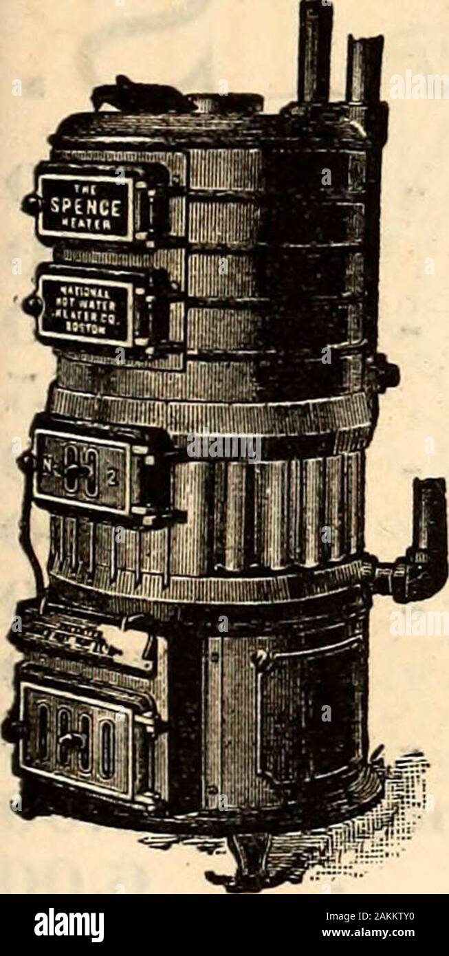 The century illustrated monthly magazine . THE SPENCE HOT WATER HEATER.  Fitchburg, Mass., March 7, 1890.Gentlemen: In reply to your inquiry of the  6th inst.,it affords me great pleasure toexpress to you