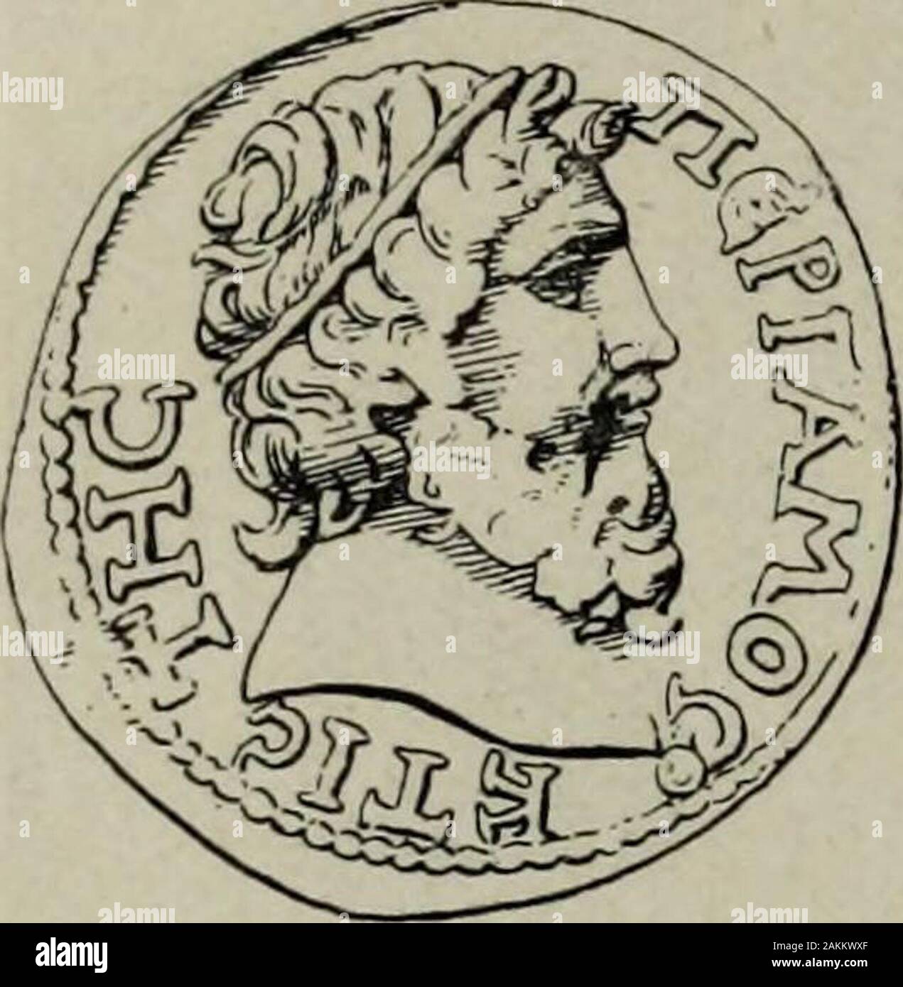 Zeus : a study in ancient religion . v). ^ Snpra p. 1179. ^ Supra p. 1178 f. •^ Supra p. 1179 n. 6. Note that Tt^Xc^oj, a clipped form of T-qXecpdvTjs {F. Bechtel—A. Fick Die Griechischen Personentiamen- Gottingen 1894 p. 374) was, like Opearris{supra p. 1179), a name which would fitly describe a mountain-god (cp. Od. 24. 83, Aristoph.rmd. 281, Menand. AevKa^ia frag, i, 4 {Frag. com. Gr. iv. 158 f. Meineke)«/. Strab. 452,and the like). II84 Appendix N the Pergamenes invented an eponymous hero Pergamos^, they portrayed him(fig. 985)2 with the features of Zeus Philios. Whether Zeus Philios at Pe Stock Photo