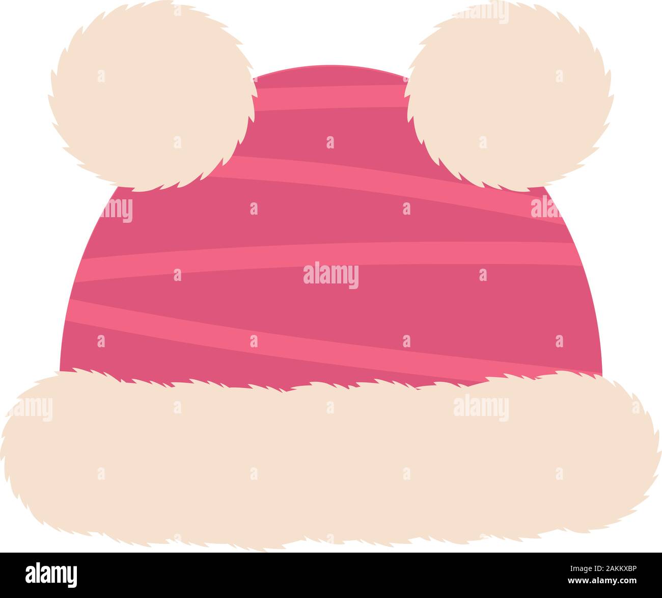 Isolated winter hat icon Stock Vector