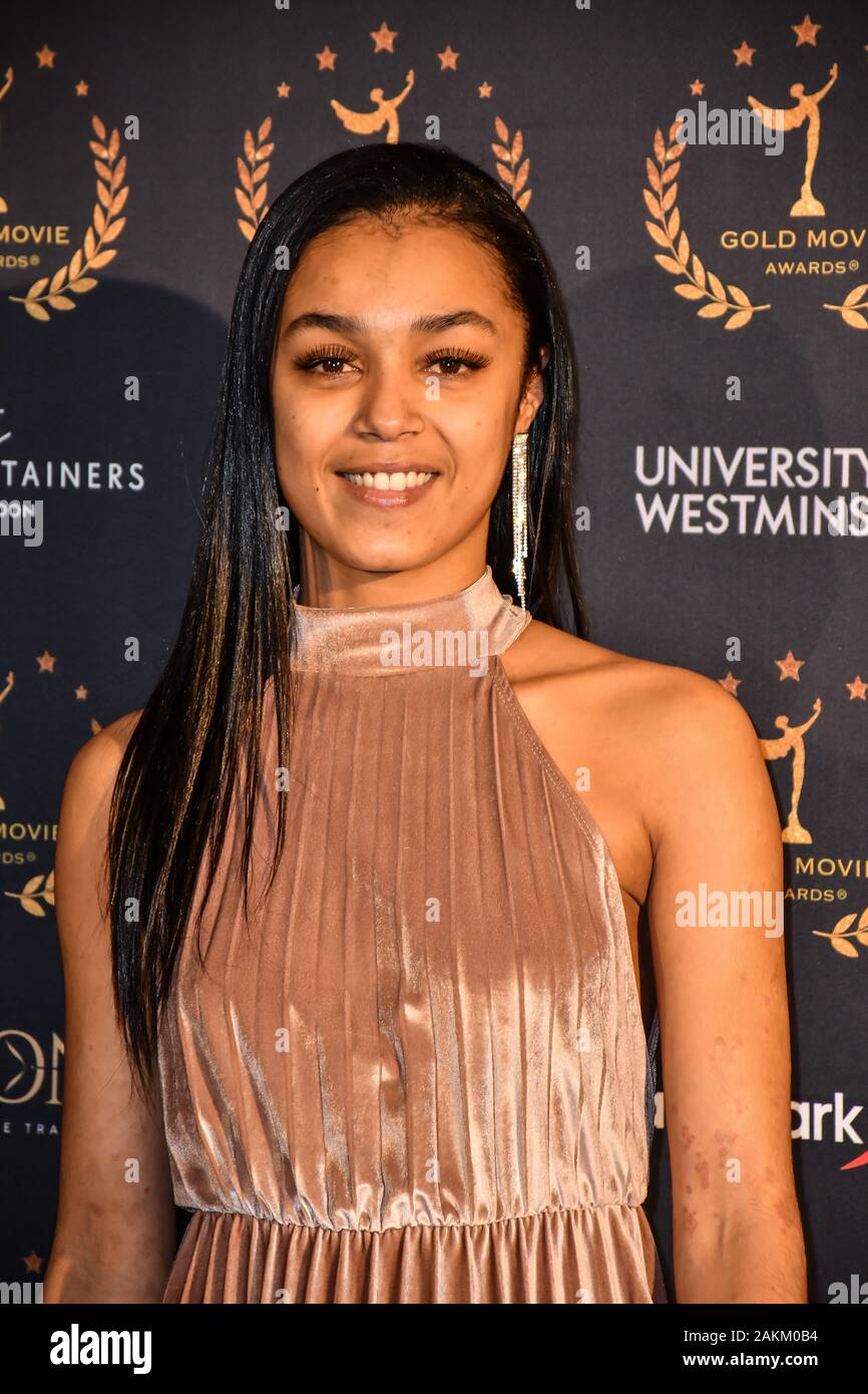London, UK. 9th January, 2020. Jasmine Jobson of Top Boy arrivers at