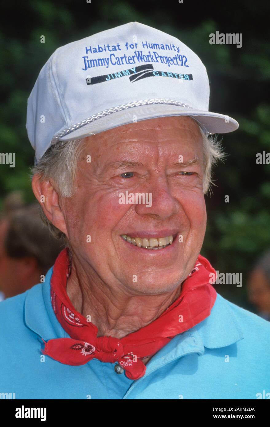 WASHINGTON, DC, USA JUNE 18, 1992 President Jimmy Carter, Habitat