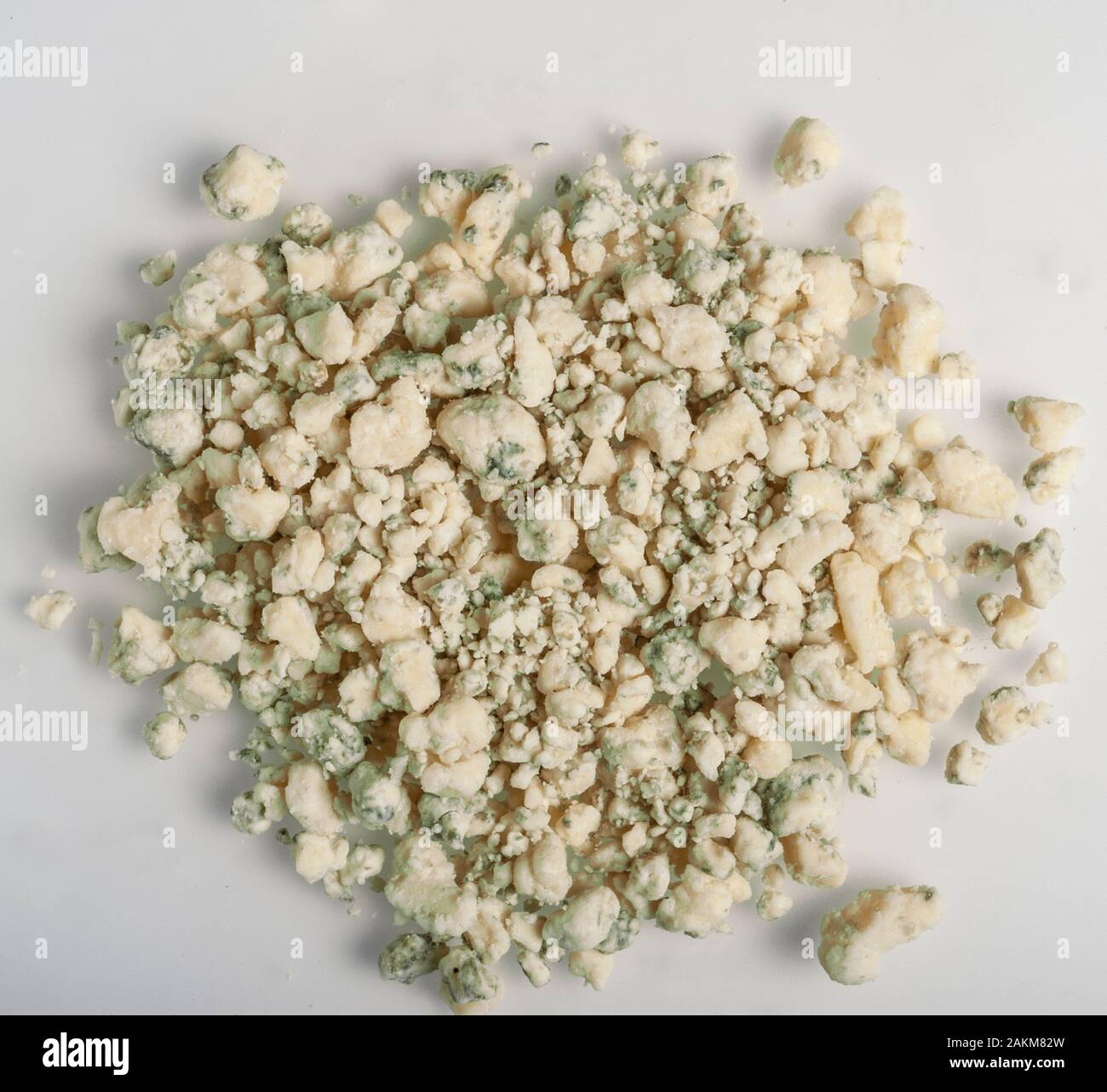 Blue Cheese Crumbles Stock Photo Alamy