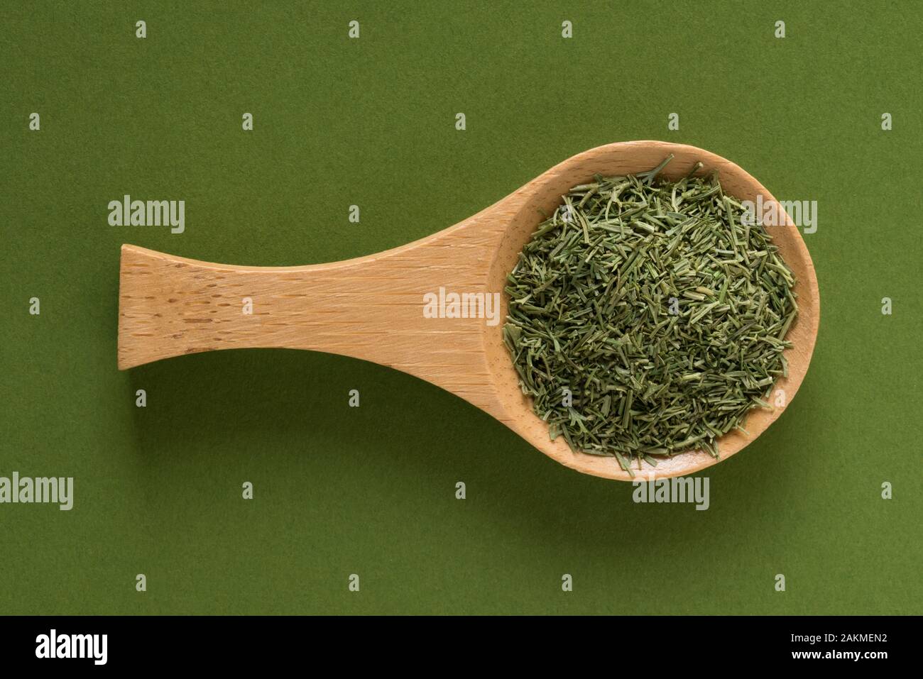 Dried Dill Weed on a Spoon Stock Photo