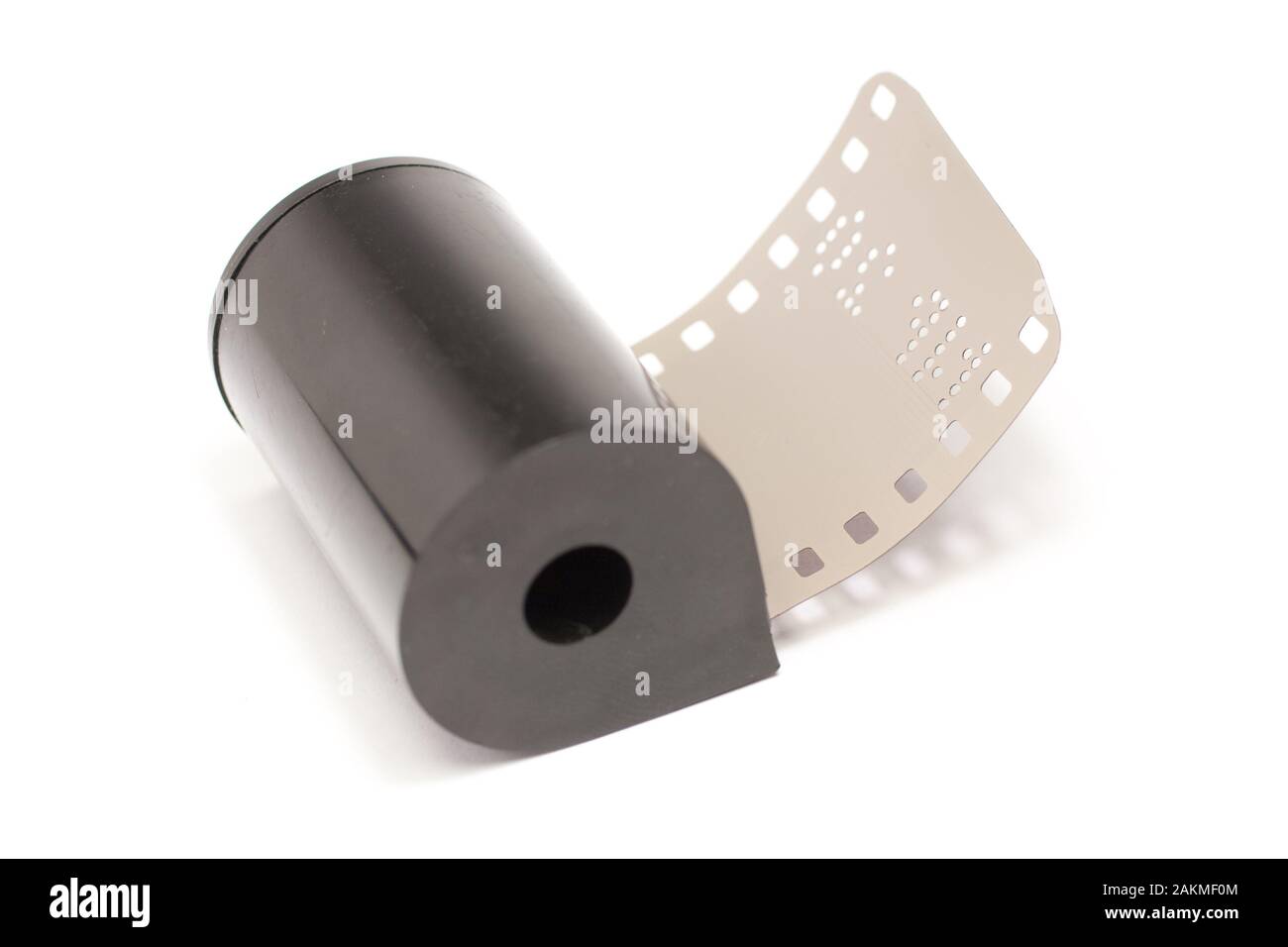Old camera film on isolated white background Stock Photo - Alamy