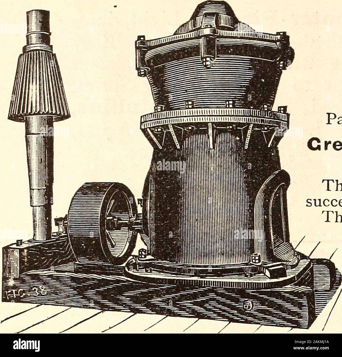 The century illustrated monthly magazine . GATES ROCK AND ORE BREAKER.. CAPACITY IN TONS OF 2000 POUNDS. Size o— 2 to 4 tons per hour. i— 4 to 8 2— 6 tO 12 3 — io to 20 Size 4— 15 to 30 tons per hour. 5— 25 to 40 6— 30 to 60 7— 40 to 75 8 —100 to 150 Passing 2.%. inch ring, according to character and hardness of material. Creat SAVING in POWER. Adjustable to any Degree of Fineness. The principle involved in this Breaker acknowledged to be the greatestsuccess ever introduced into Stone-Breaking Machinery. The Gates Breaker has made more railroad ballast and road metal than allother kinds of bre Stock Photo