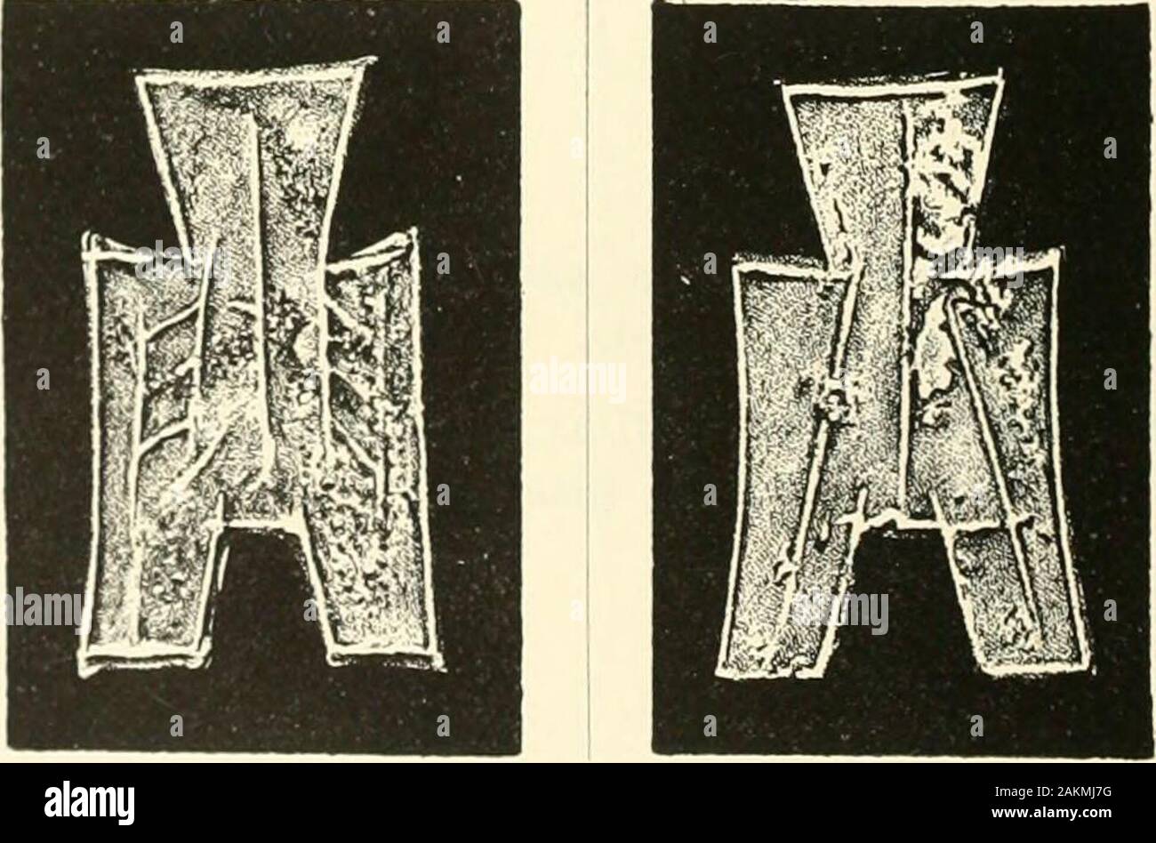 Catalogue of Chinese coins from the VIIth centBC., to AD621including the series in the Britis Museum . No legend. Kuan, for Ktian-chunr/, the capital city of Tsin § , modern Si-an ^ ^(Shensi). {Gardner Coll.) 38. m Kuan.. No legend. Same place as preceding. (424) Obverse. Kuan. PU-MONEY. 109 Reverse. m Same place as 37- No legend,only the usual three lines downwards. (425) Same legendas (424). f m Same reverse as above. References .--K.T.H., jc IV., f. 18.—H.P.W.T.K., III., f. 44.—T.S.T. XXL, f. 11S.T.H., X !•&gt; f- 1&lt;J f.—S.T.S.T., I., f. 25. (42(5) (=&P) No let Tai &p , answering to mode Stock Photo