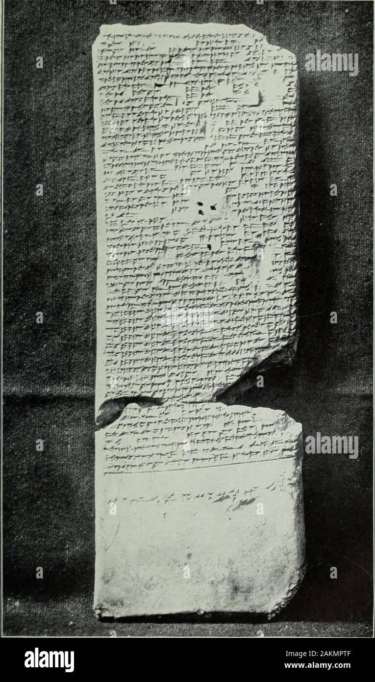 The religion of Babylonia and Assyria especially in its relations to Israel . been much broken in the crash oftime. It was copied from older tablets, and,like most of the best mythological literature,goes back to the earliest dynasty of Babylon. The first tablet introduces Gilgames as thegreat hero with a number of mighty deeds to 1 The original text of the Gilgames Epic is published in Haupt, DasBabylonische Nimrod-Epos. Compare also Beitrdge zur Assyriologie, i,49ff., 97ff. See also IV R., 2d edition, 41-44. Jeremias, Izdubar-Nimrod,eine altbabylonische Beschworungslegende. Leipzig, 1891. Sa Stock Photo