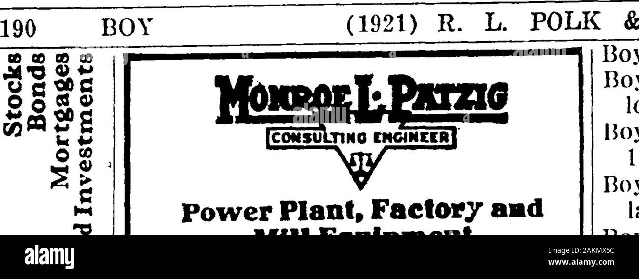 1921 Des Moines and Polk County, Iowa, City Directory . CO.S BOY CO C CIO S ^ III fa 6/^ O. a •a o 3 Power Plant* Factory vmAMUl Equipment CoDveyinii—AutoniBtic Control—^Hecordini206-210 11th St. Phono Wal. 3440 boyd Pauline asst cashr D M Gas Co rms 1125 PleasantBoyd Percy (c) waiter rms 726 lOtliBoyd Phoebe J (wid John H) res 849 40thBovd Rachel elk Standard Chem Co bds 557 15thBoyd Raymond K sheet met^al wkr Schlater Bros res 919 Emma avBovd Robt asst foremn Elaterite Paint & Mnfg Co res 1423 17thBovd Roy chauf Cliapman Bros res 557 15thBoyd Roy bds 2717 Capitol avBoyd Ruth bds 957 21stBoyd Stock Photo